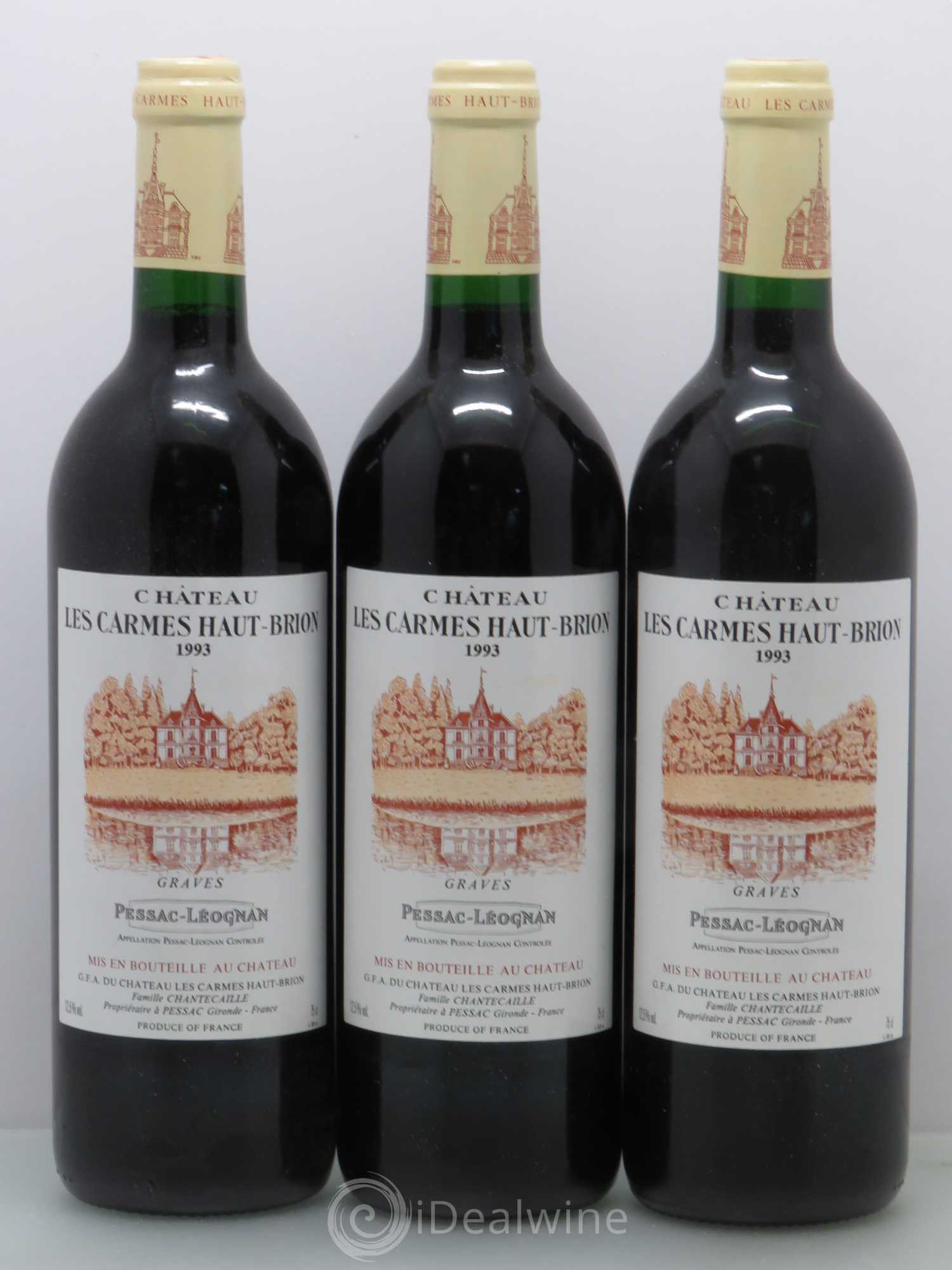 Château Les Carmes Haut-Brion 1993 - Lot de 6 bouteilles - 2