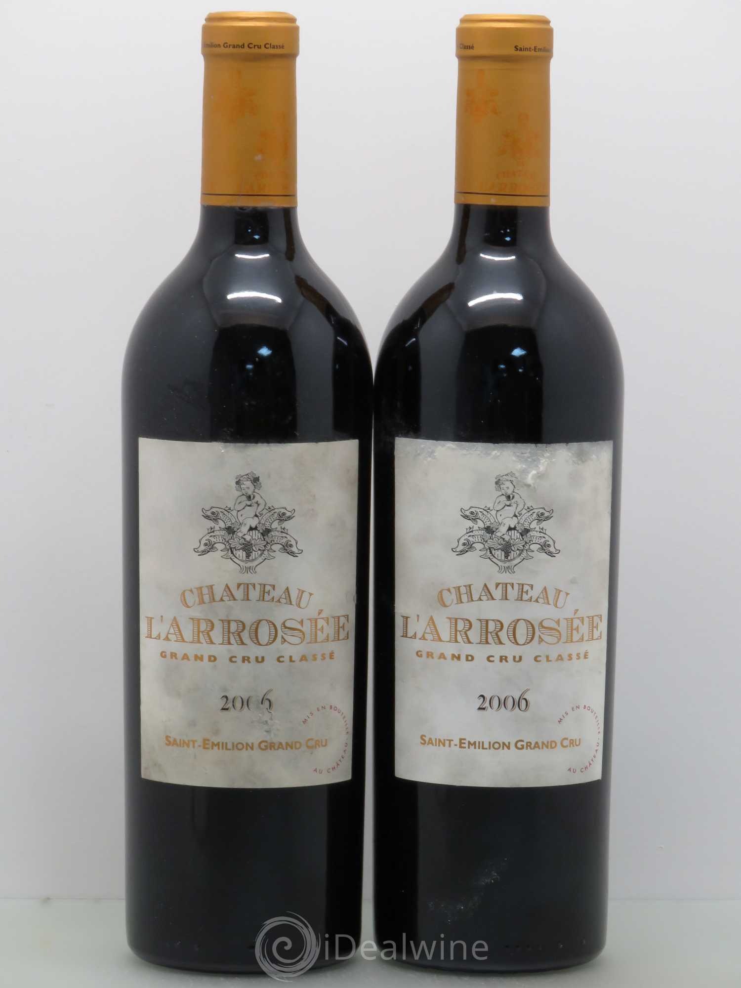 Château l' Arrosée Grand Cru Classé 2006 - Lot de 2 bouteilles - 0