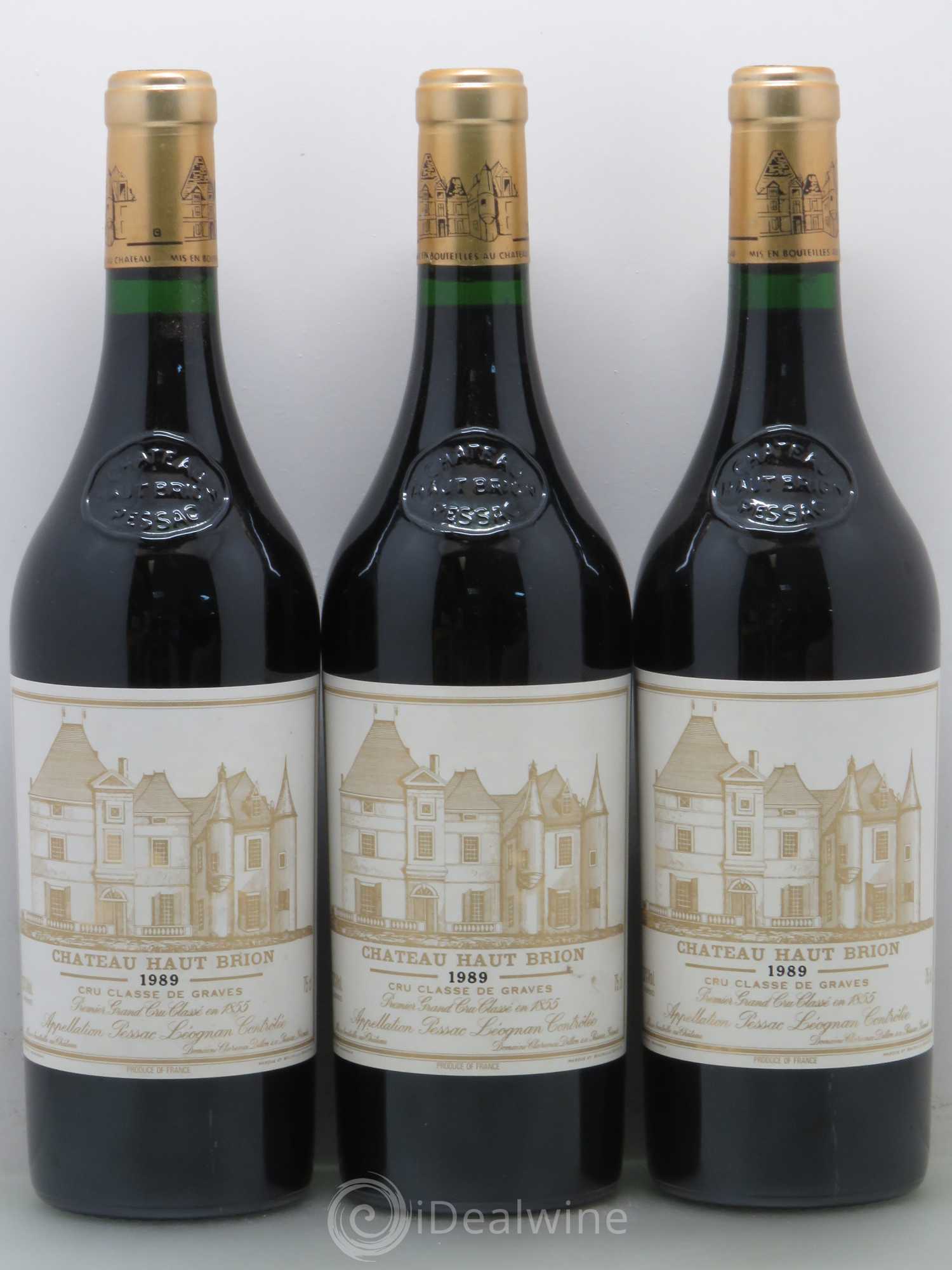 Château Haut Brion 1er Grand Cru Classé 1989 - Lot de 12 bouteilles - 1