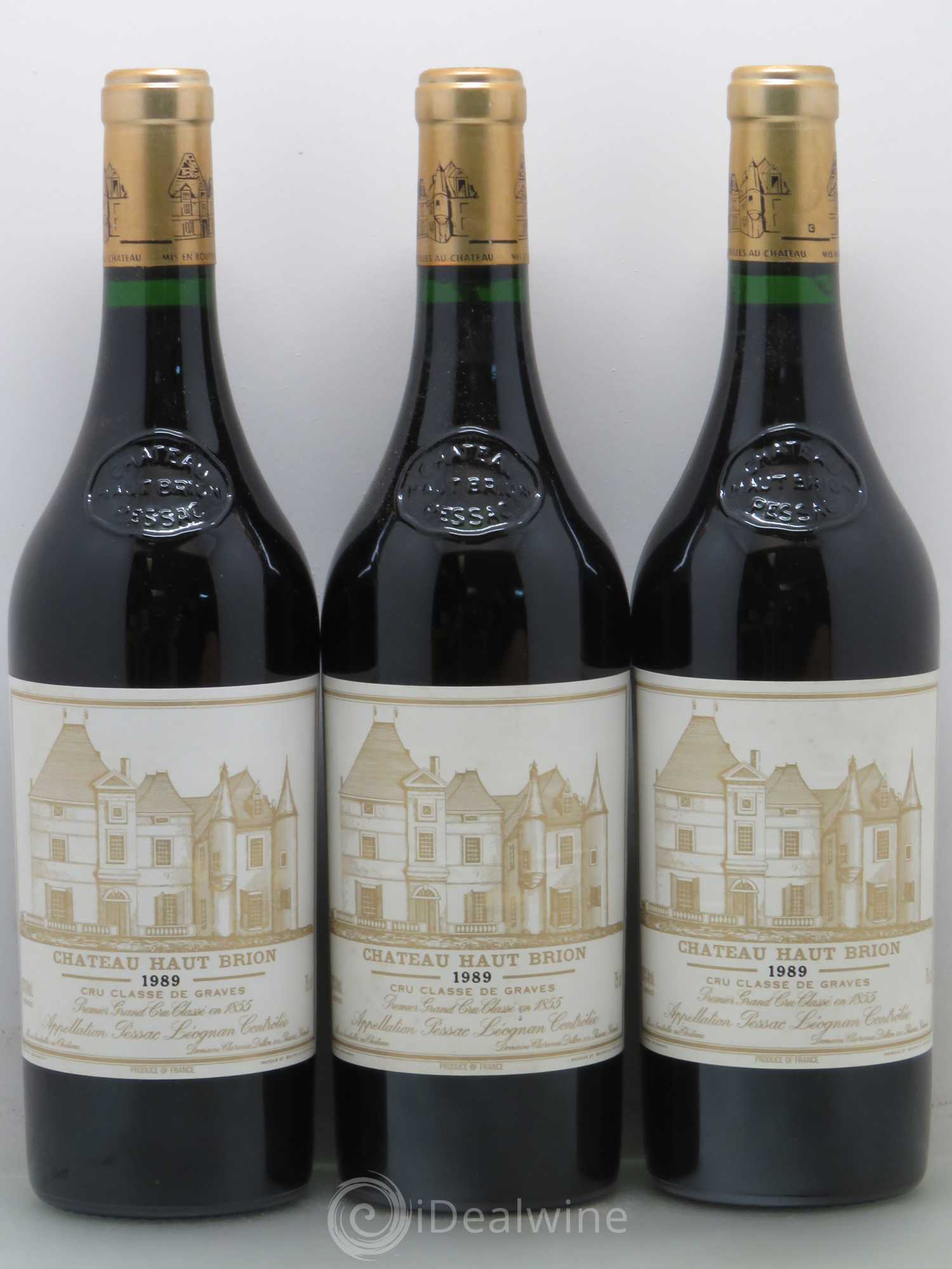Château Haut Brion 1er Grand Cru Classé 1989 - Lot de 12 bouteilles - 2