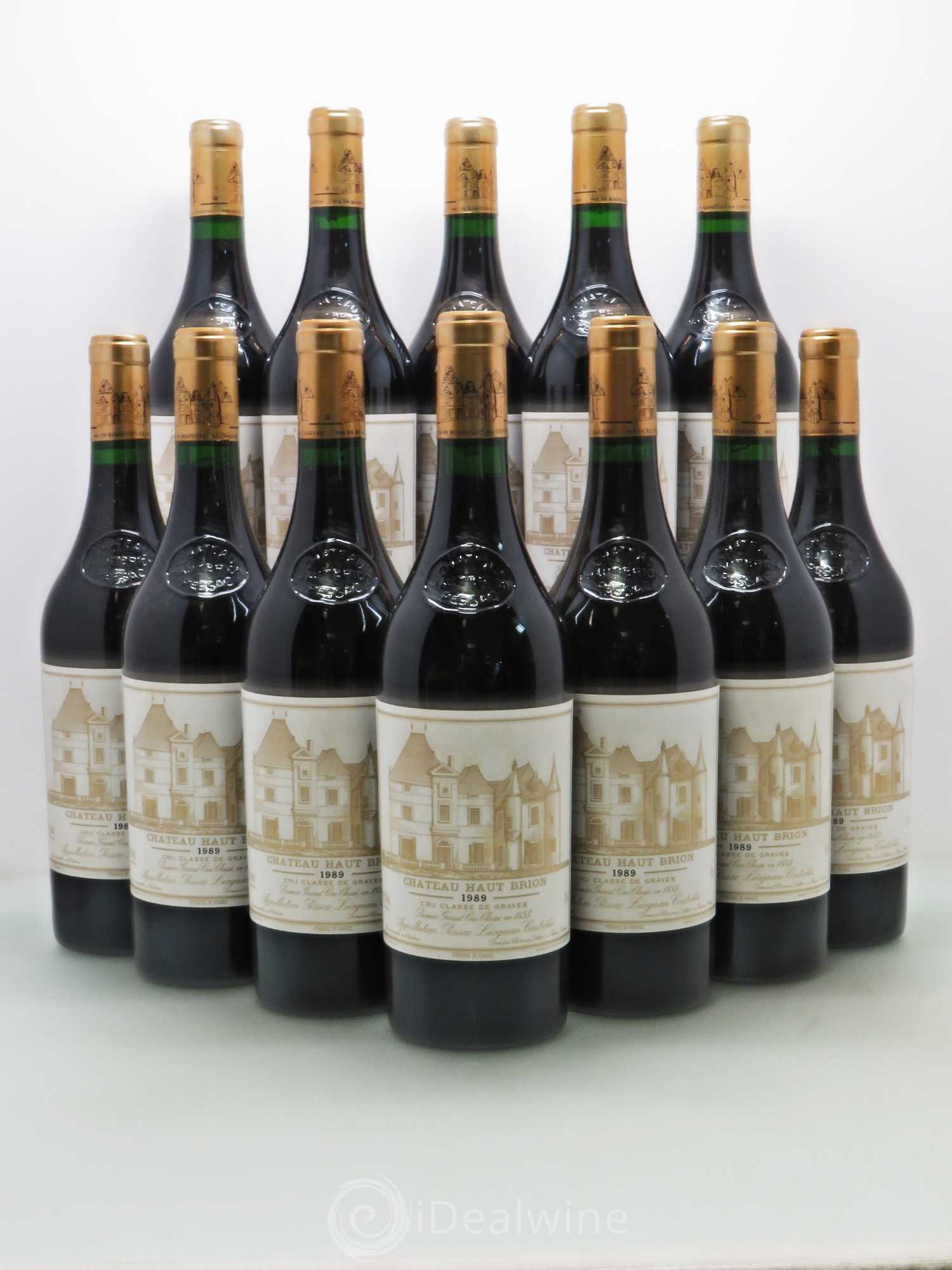 Château Haut Brion 1er Grand Cru Classé 1989 - Lot de 12 bouteilles - 0