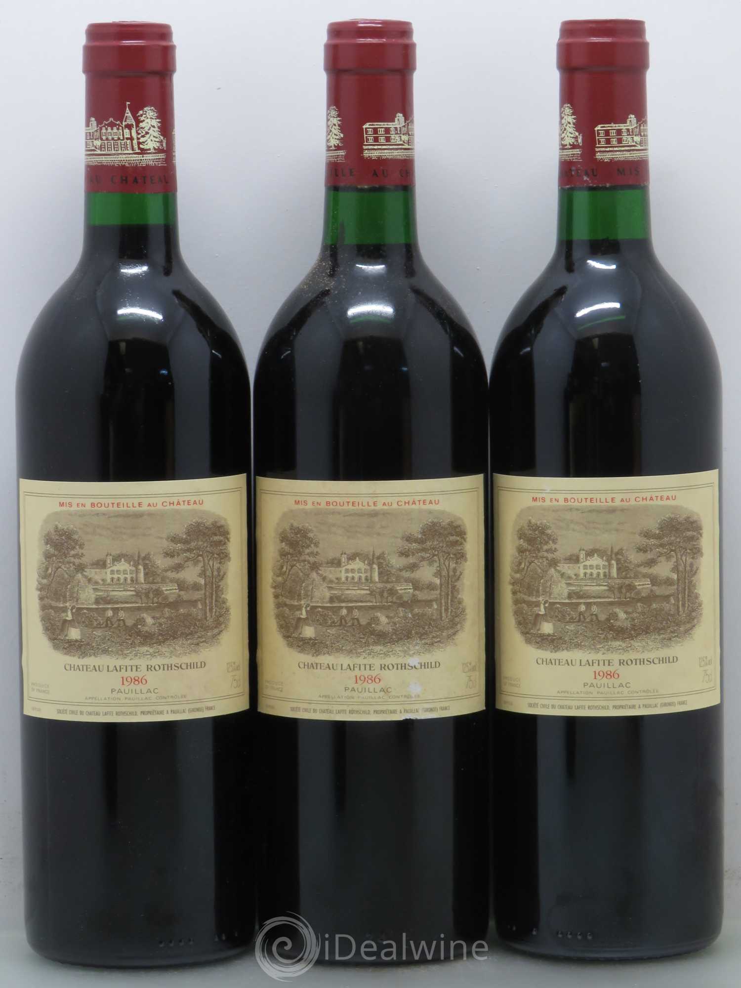 Château Lafite Rothschild 1er Grand Cru Classé 1986 - Lot de 12 bouteilles - 2