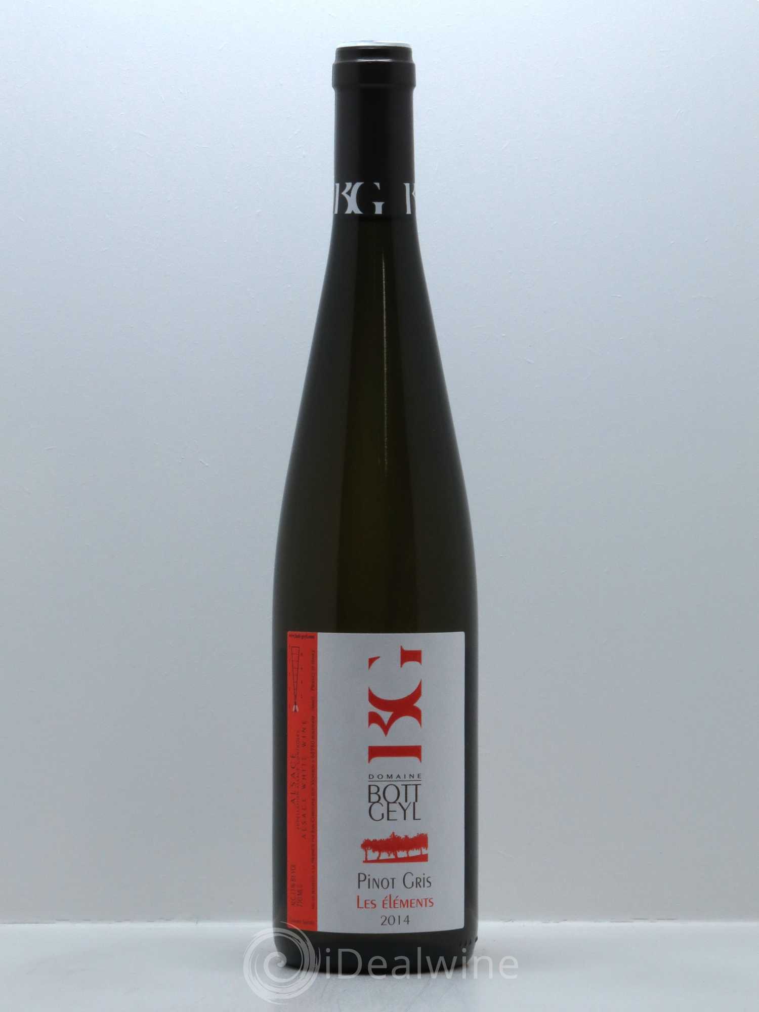 Alsace Pinot Gris Les Eléments Bott-Geyl (Domaine) 2014 - Lot de 1 bouteille - 0