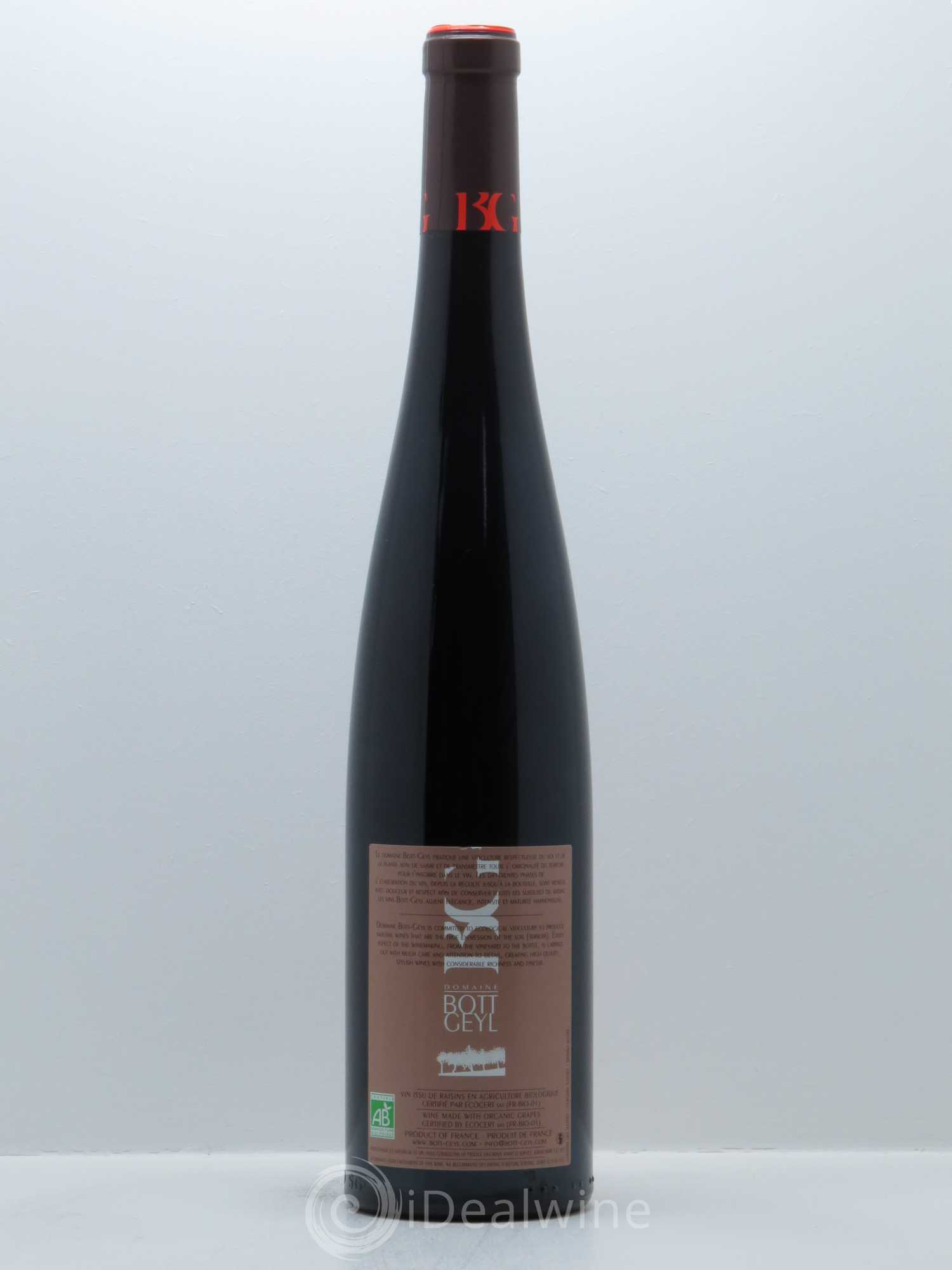 Alsace Pinot Noir Galets Oligocène Bott-Geyl (Domaine) 2012 - Lot de 1 bouteille - 1