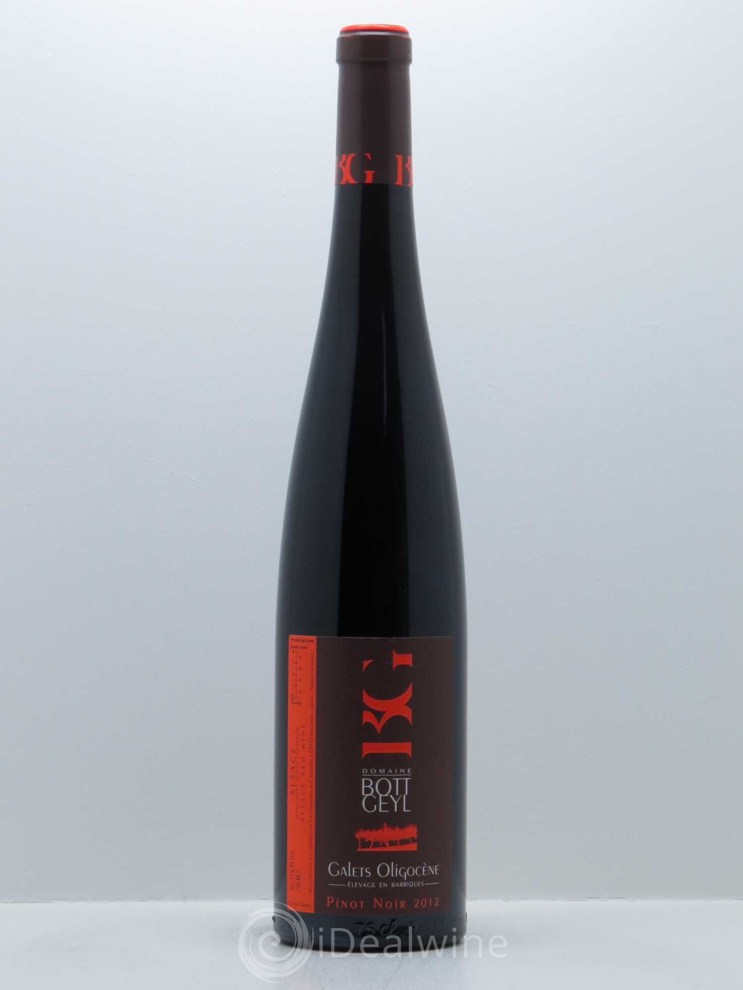 Alsace Pinot Noir Galets Oligocène Bott-Geyl (Domaine) 2012 - Lot de 1 bouteille - 0