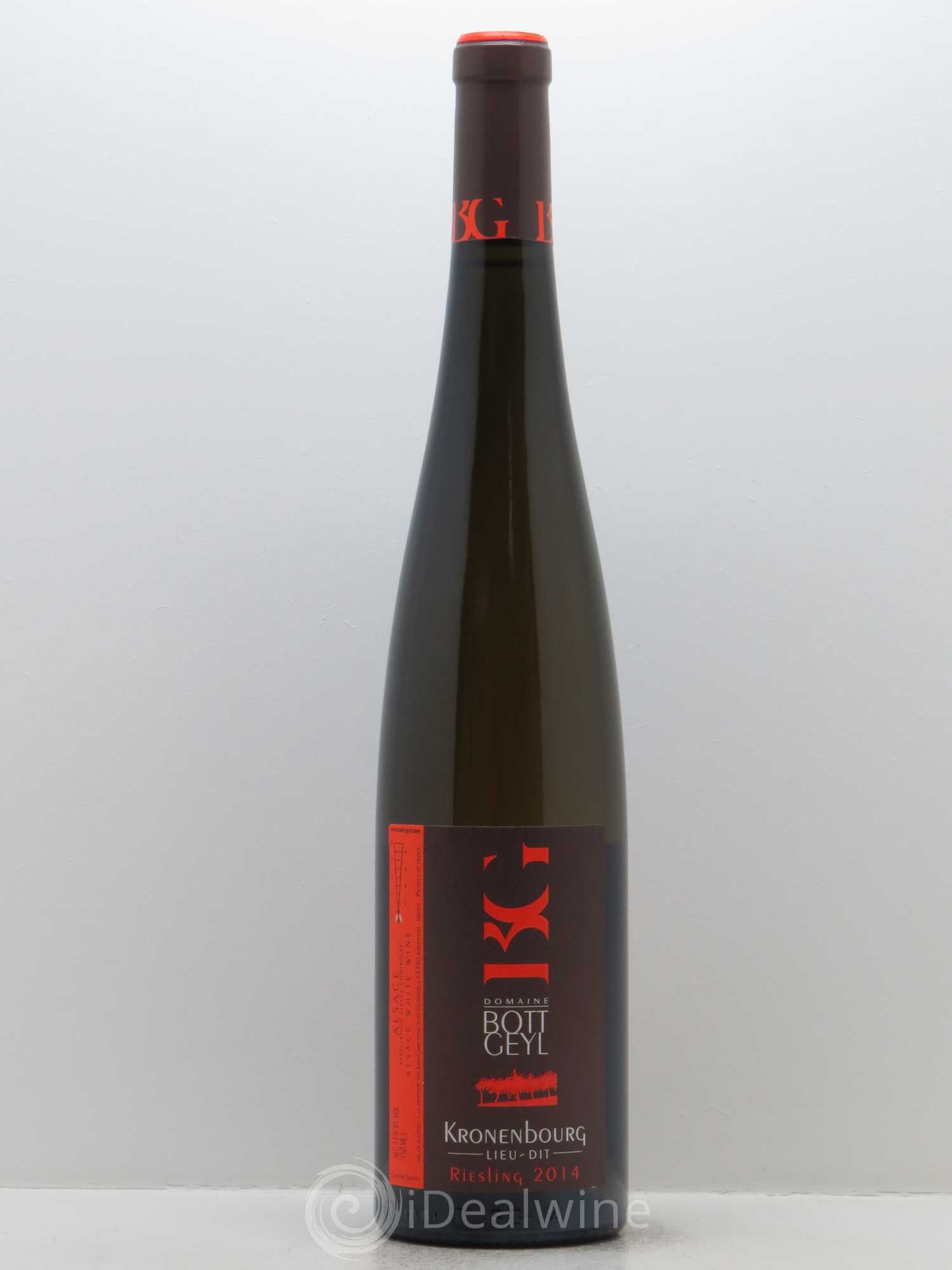 Alsace Riesling Kronenbourg Bott-Geyl (Domaine) 2014 - Lot de 1 bouteille - 0