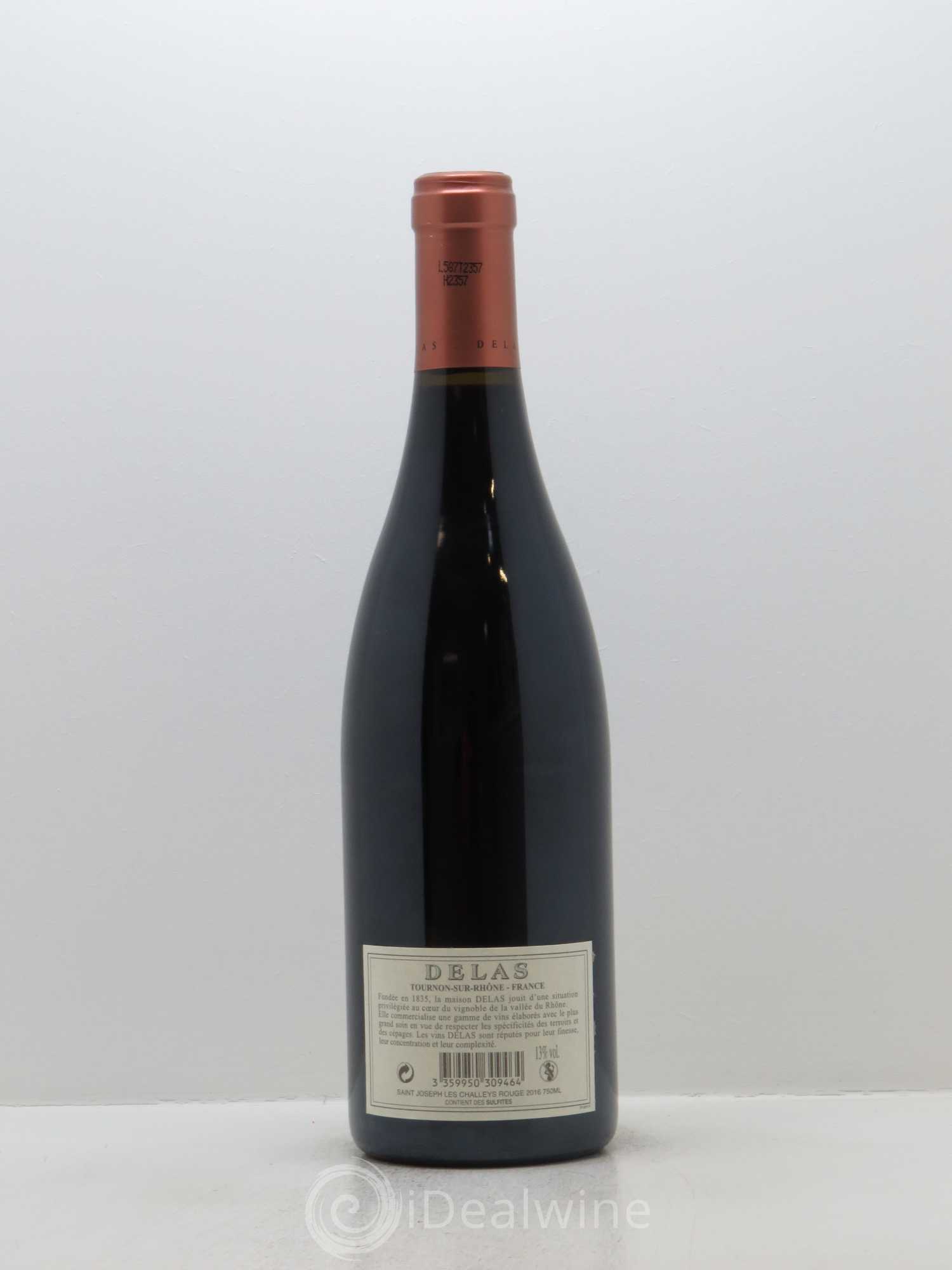 Saint-Joseph Les Challeys Delas Frères 2016 - Lot de 1 bouteille - 1