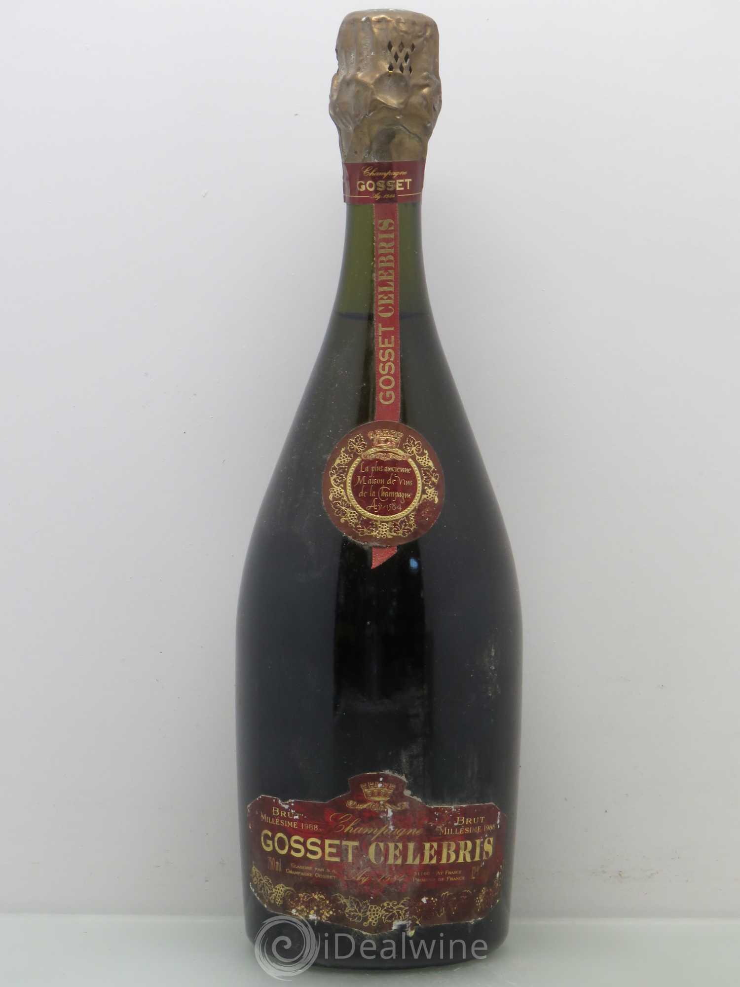 Champagne Gosset Célébris 1988 - Lot de 1 bouteille - 0