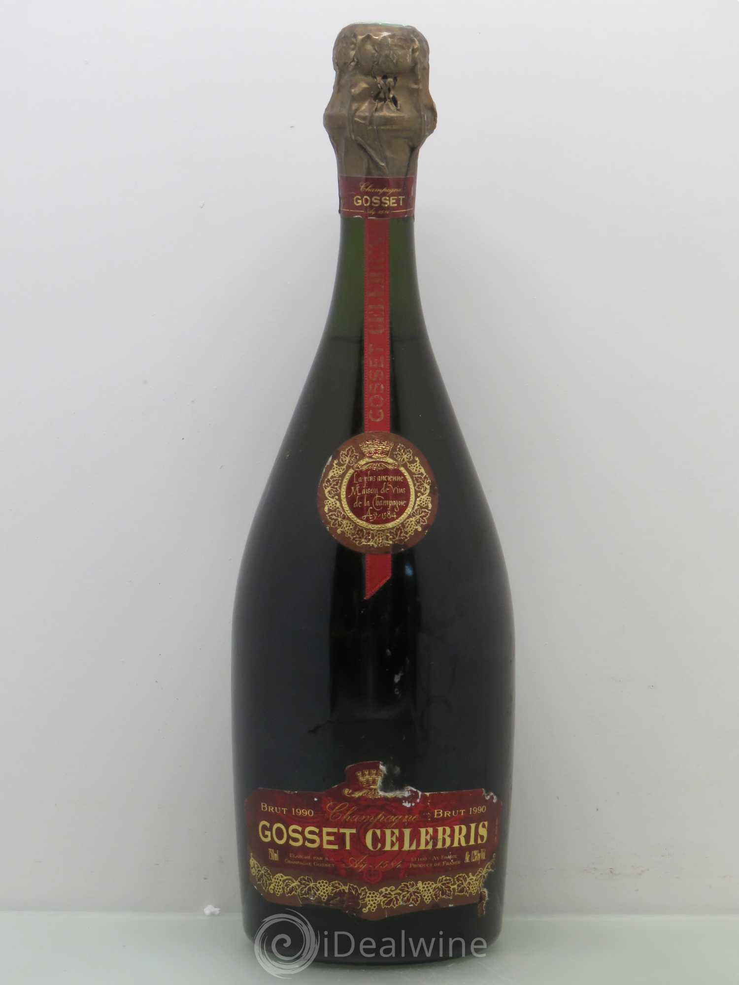 Champagne Gosset Célébris 1990 - Posten von 1 Flasche - 0