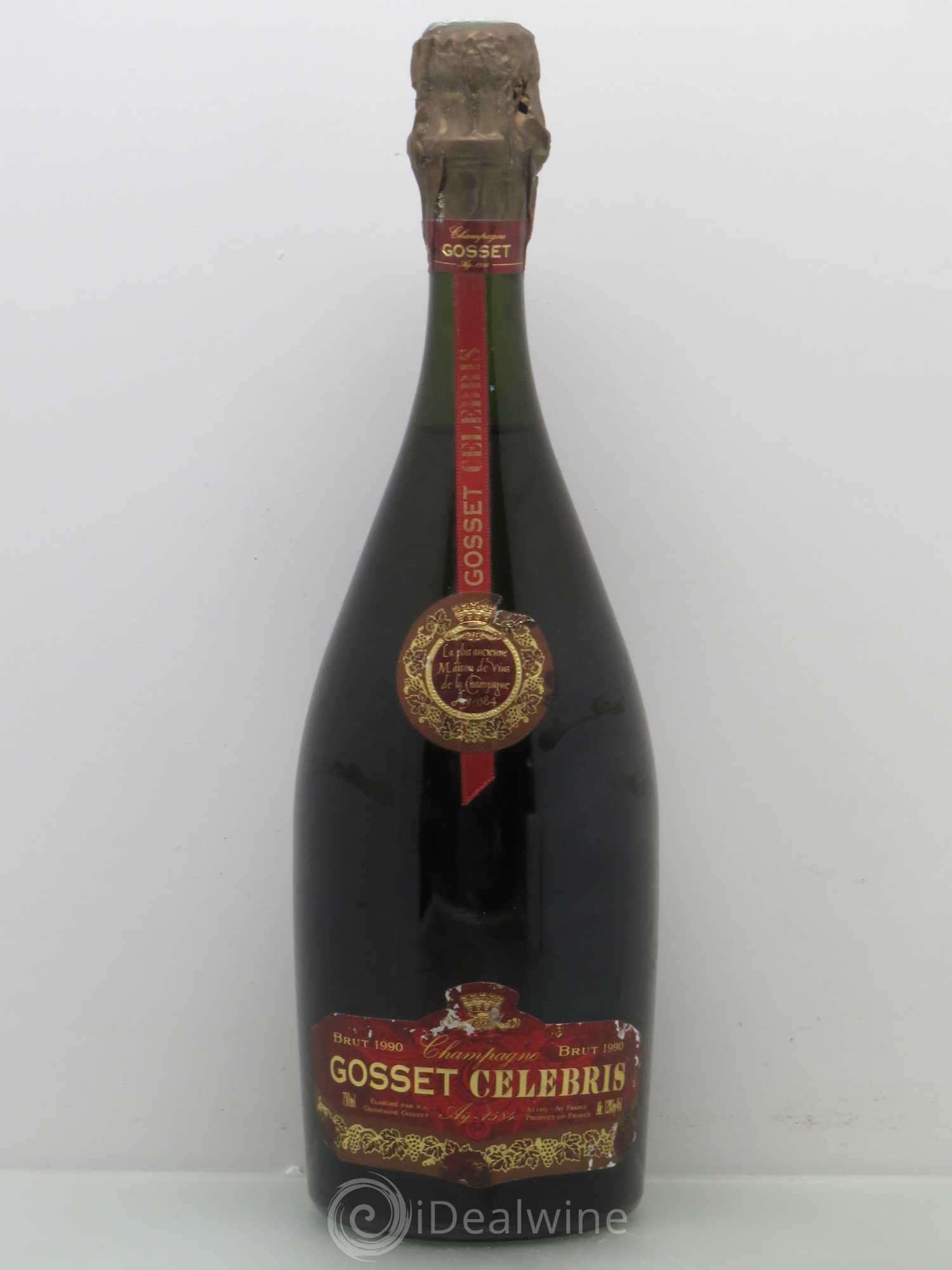 Champagne Gosset Célébris 1990 - Posten von 1 Flasche - 0
