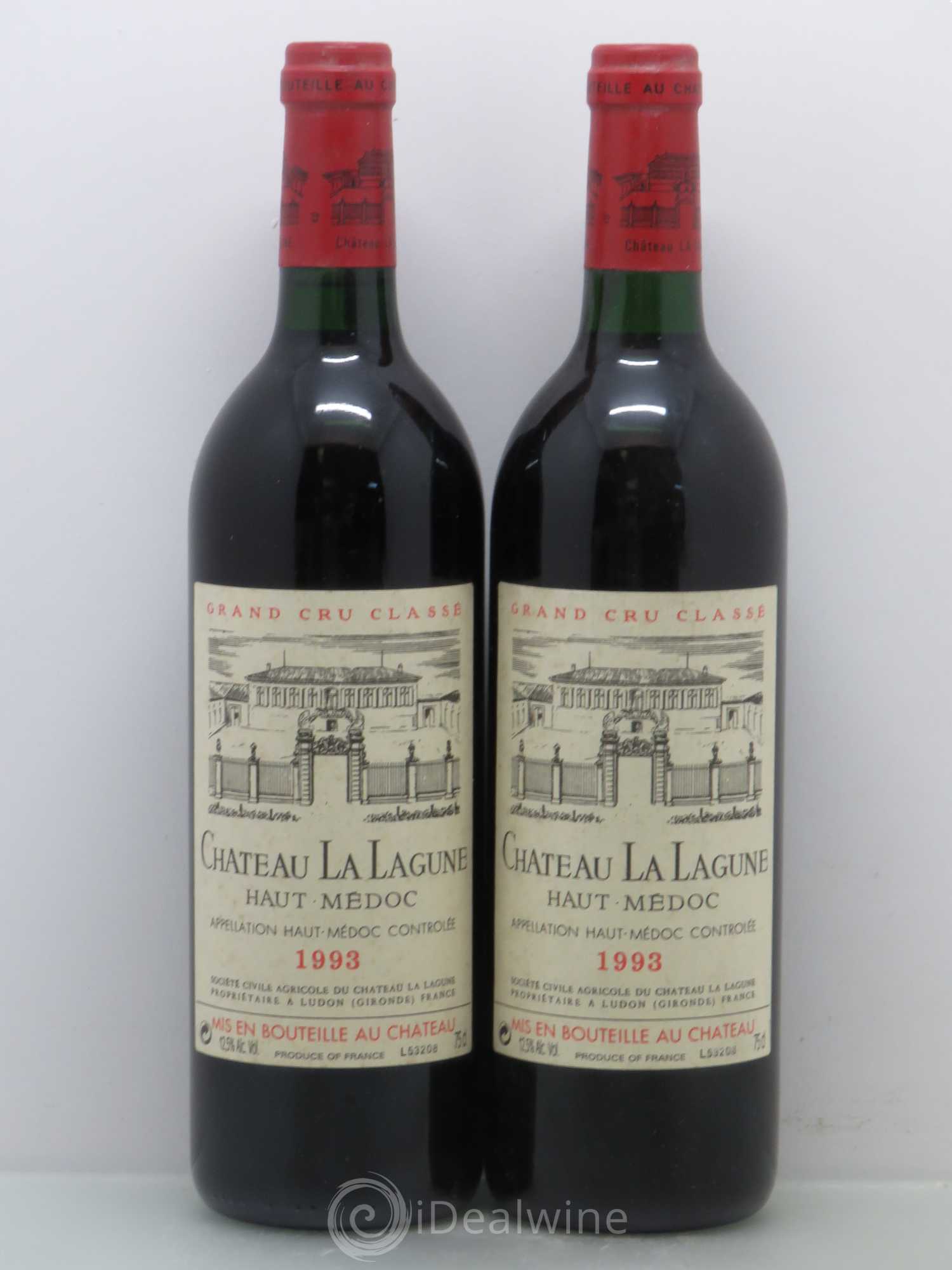 Château la Lagune 3ème Grand Cru Classé 1993 - Lot de 2 bouteilles - 0