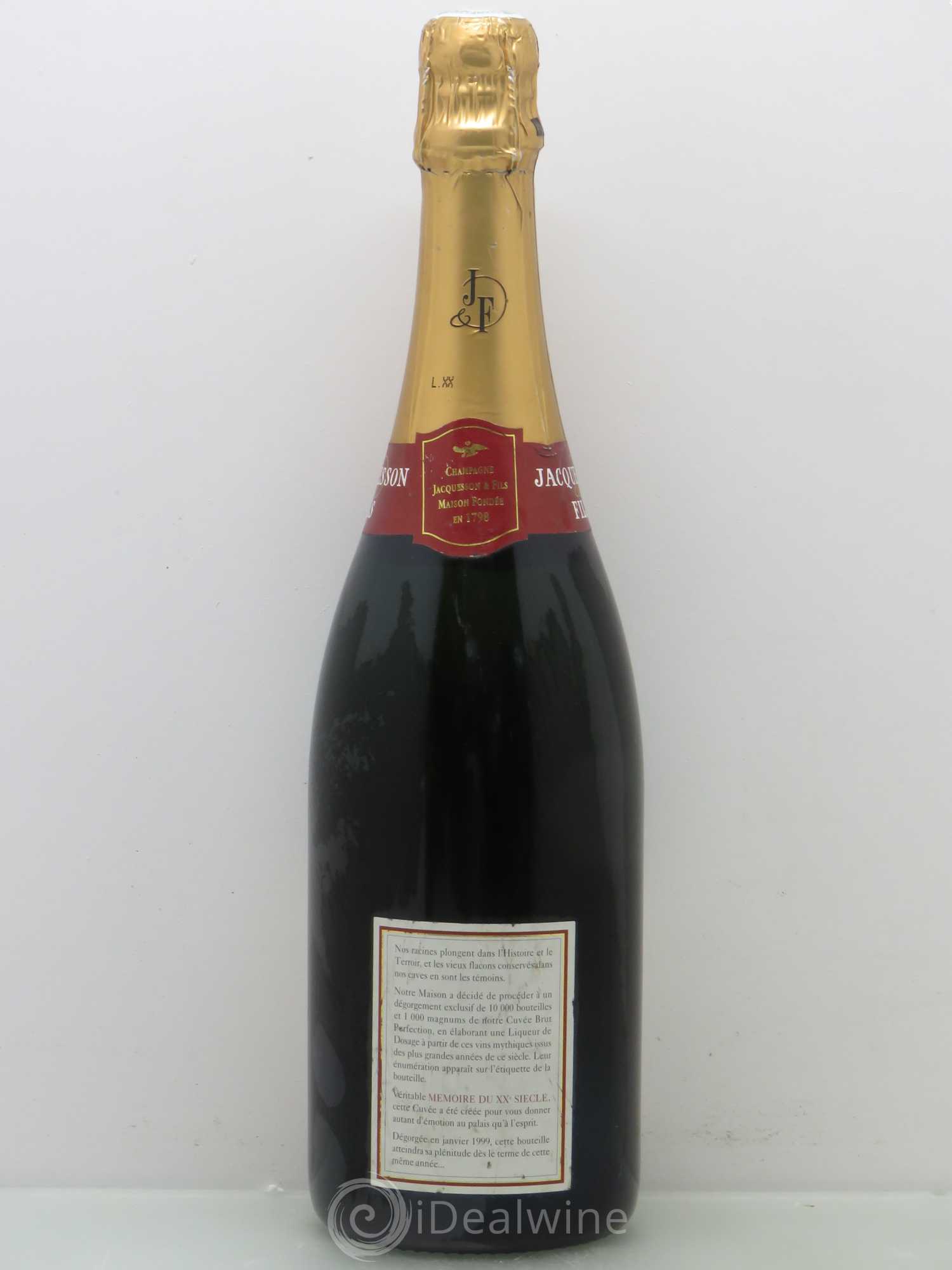 Champagne Jacquesson Mémoire du XX siècle - Posten von 1 Flasche - 1
