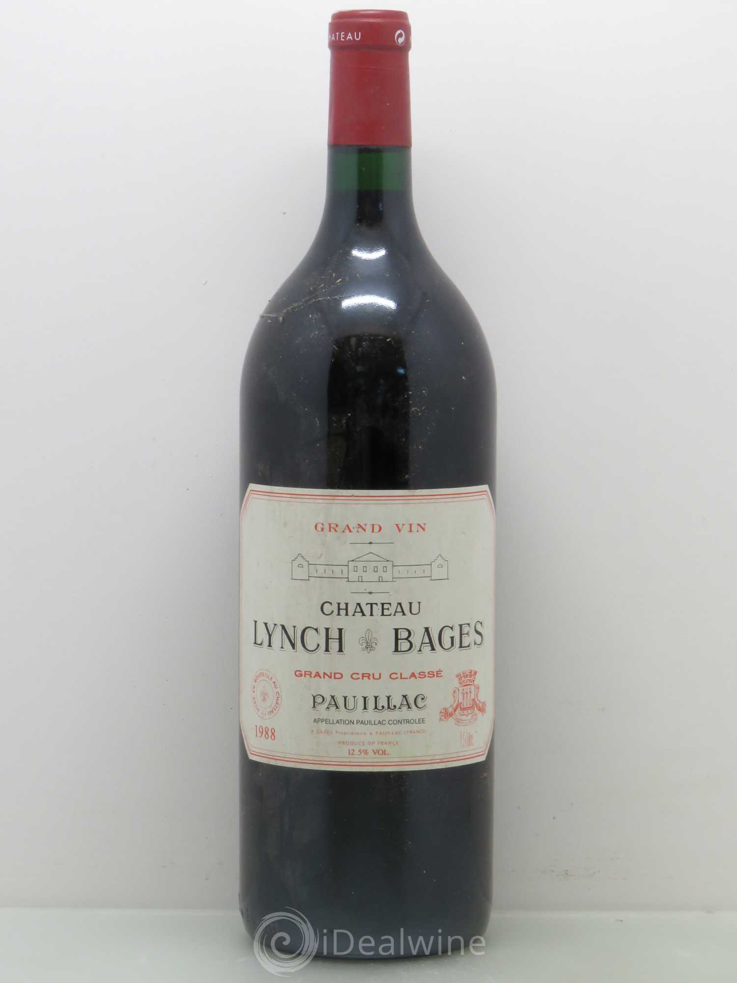 Château Lynch Bages 5ème Grand Cru Classé 1988 - Lot de 1 magnum - 0