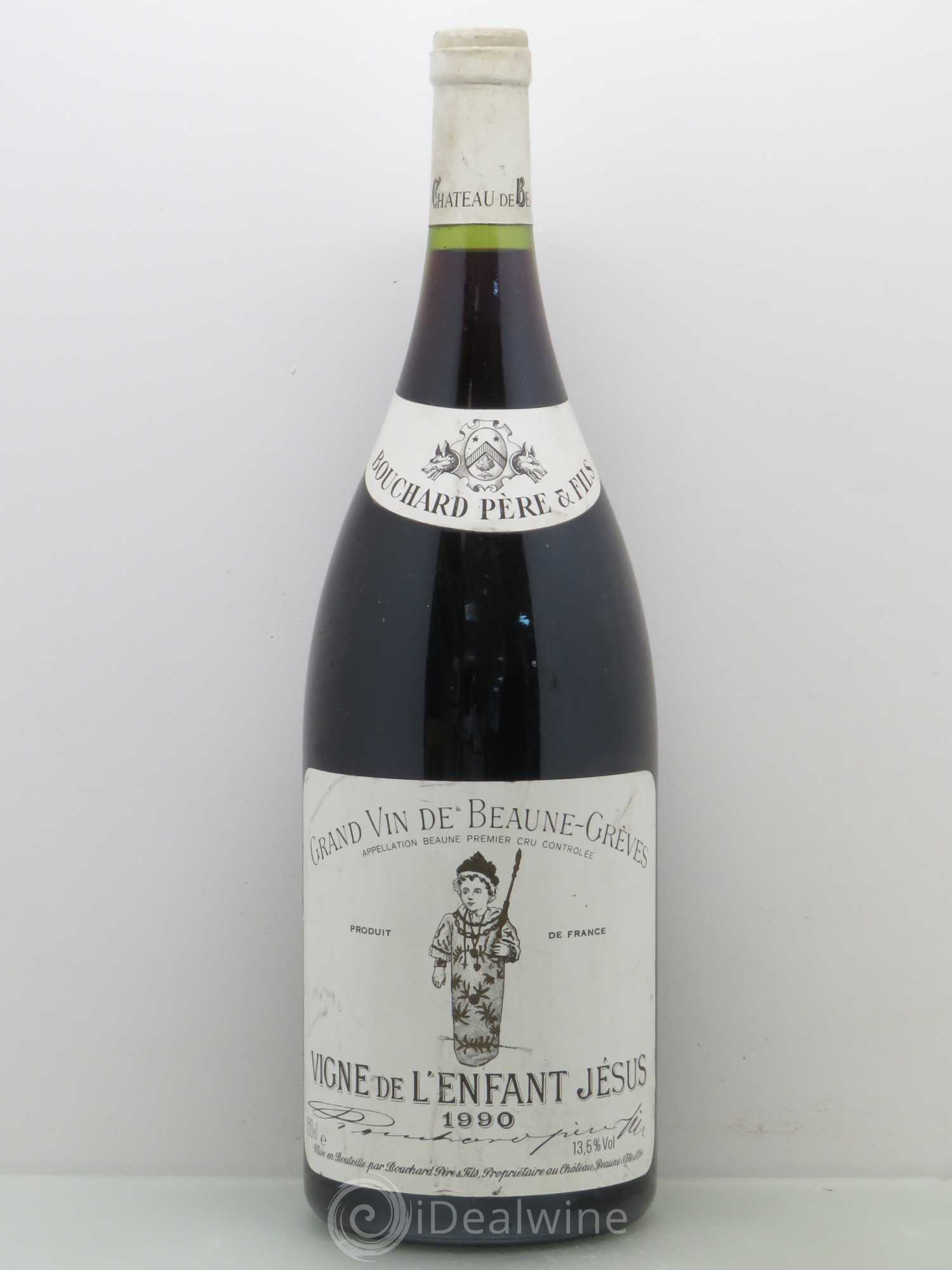 Beaune 1er Cru Grèves - Vigne de l'Enfant Jésus Bouchard Père & Fils 1990 - Lot de 1 magnum - 0