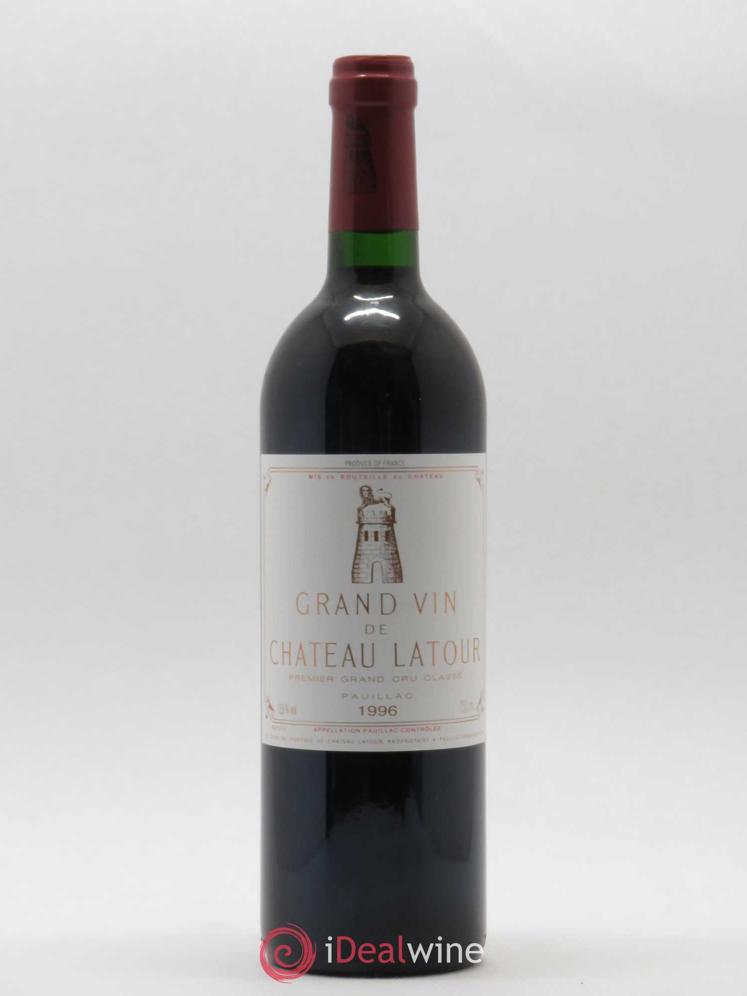 Château Latour 1er Grand Cru Classé 1996 - Lot de 1 bouteille - 0