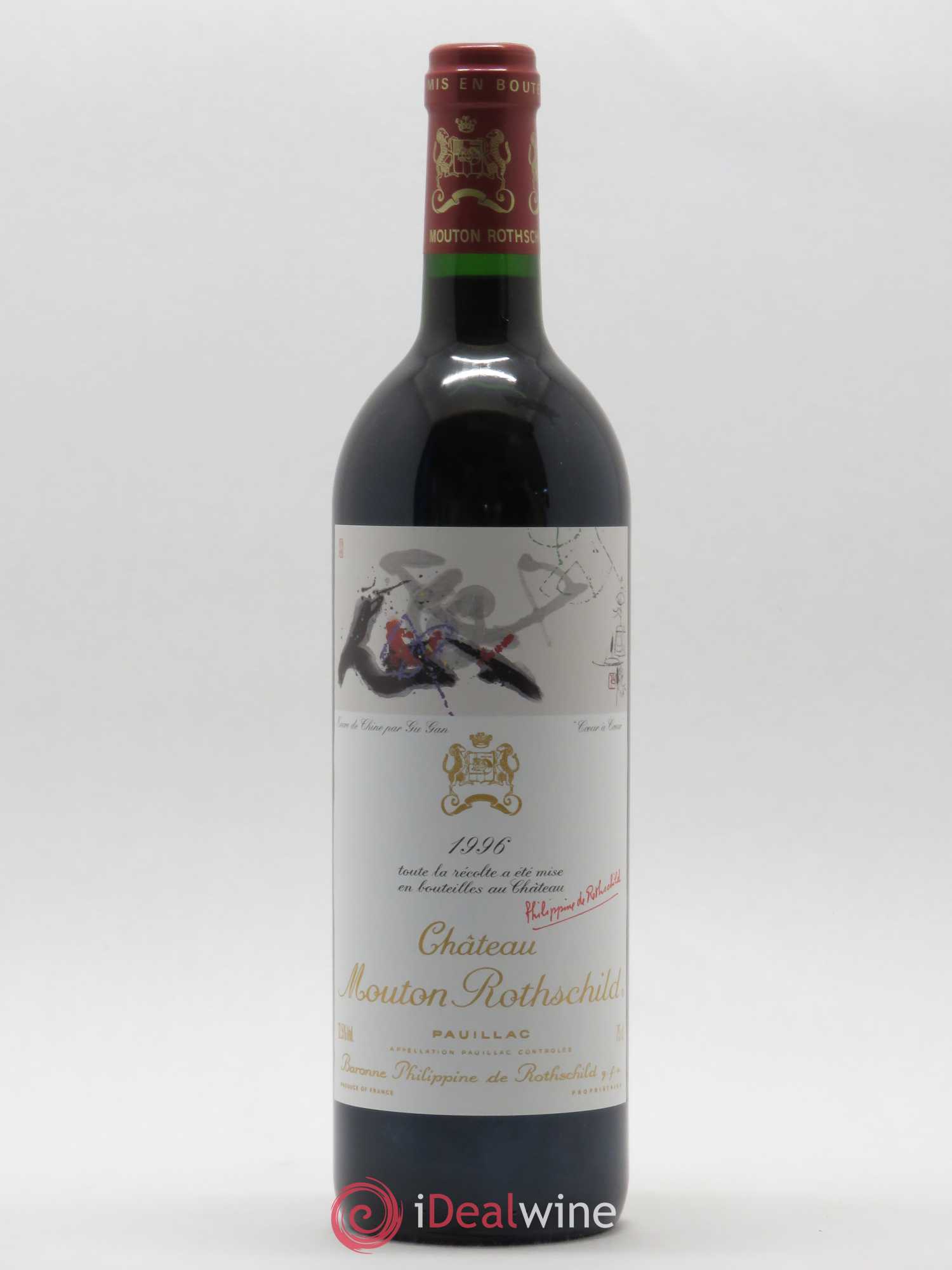 Château Mouton Rothschild 1er Grand Cru Classé 1996 - Lot de 1 bouteille - 0