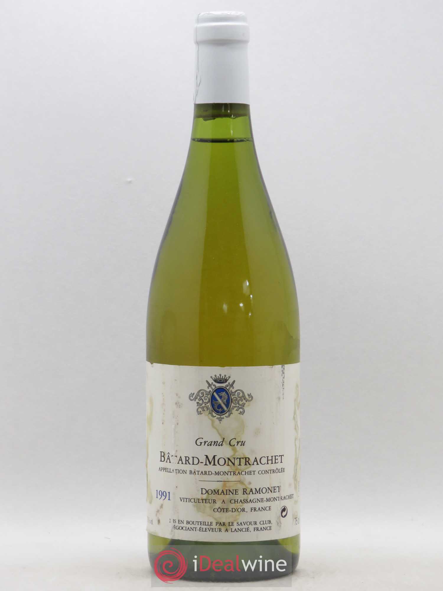 Bâtard-Montrachet Grand Cru Domaine Ramonet Mise Savour Club 1991 - Lot de 1 bouteille - 0