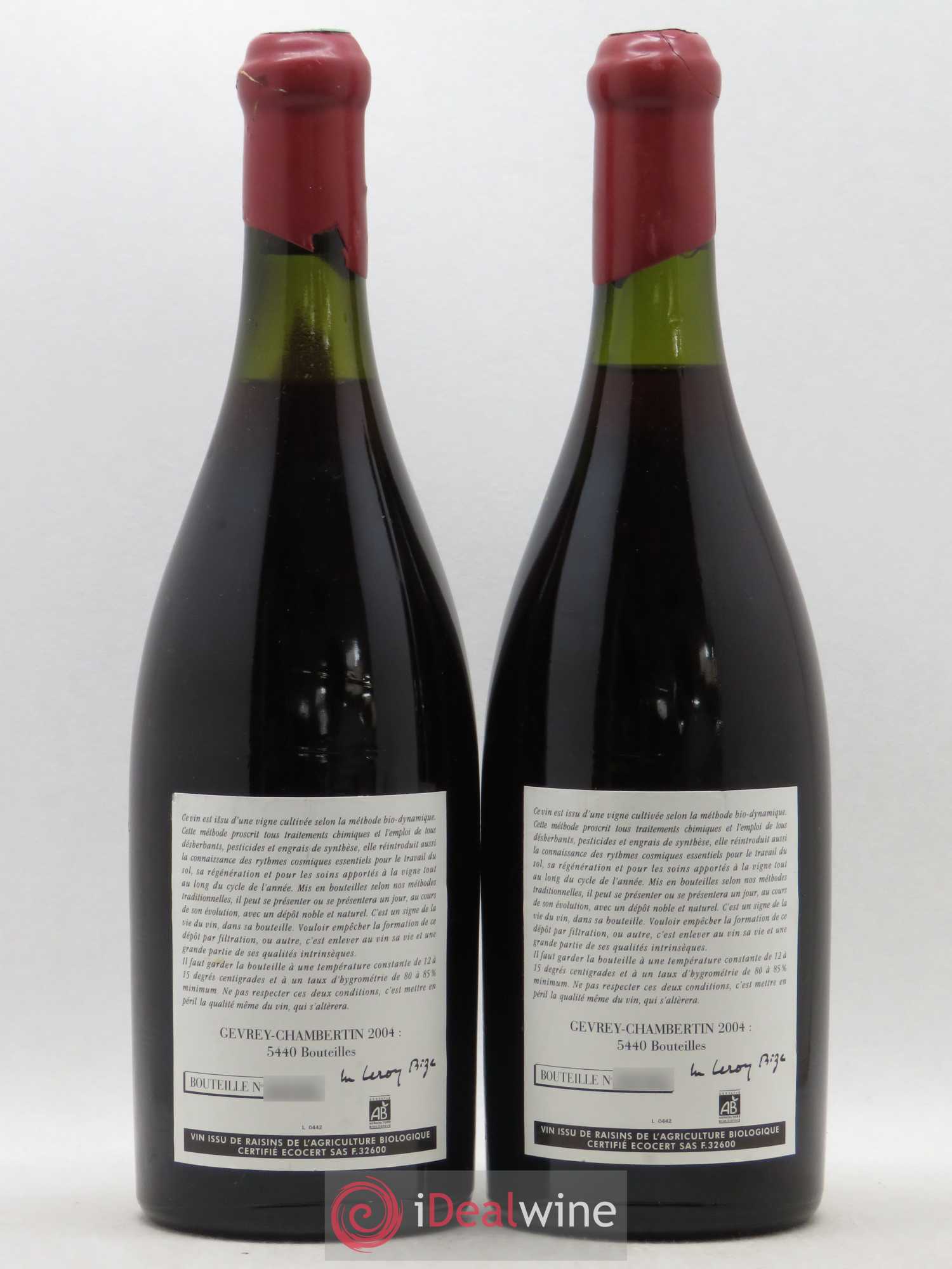 Gevrey-Chambertin 2004 - Posten von 2 Flaschen - 1