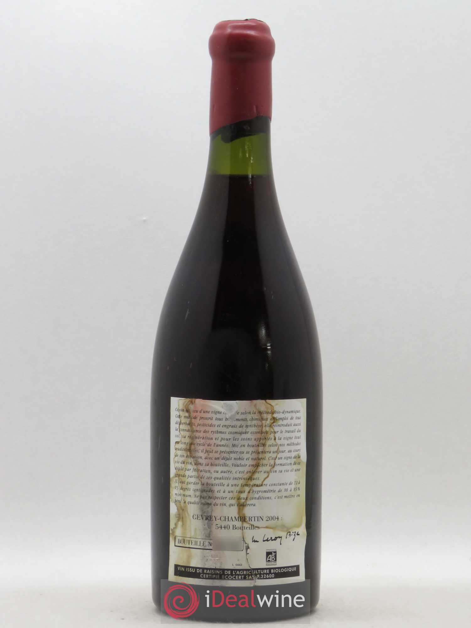 Gevrey-Chambertin 2004 - Posten von 1 Flasche - 1