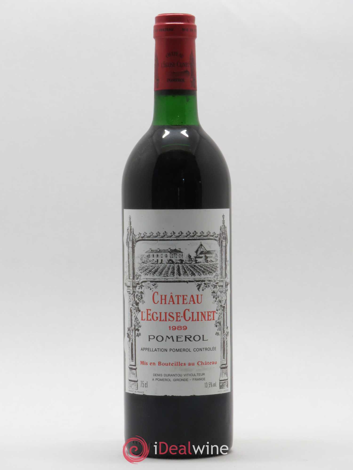Château l' Église Clinet 1989 - Lot de 1 bouteille - 0