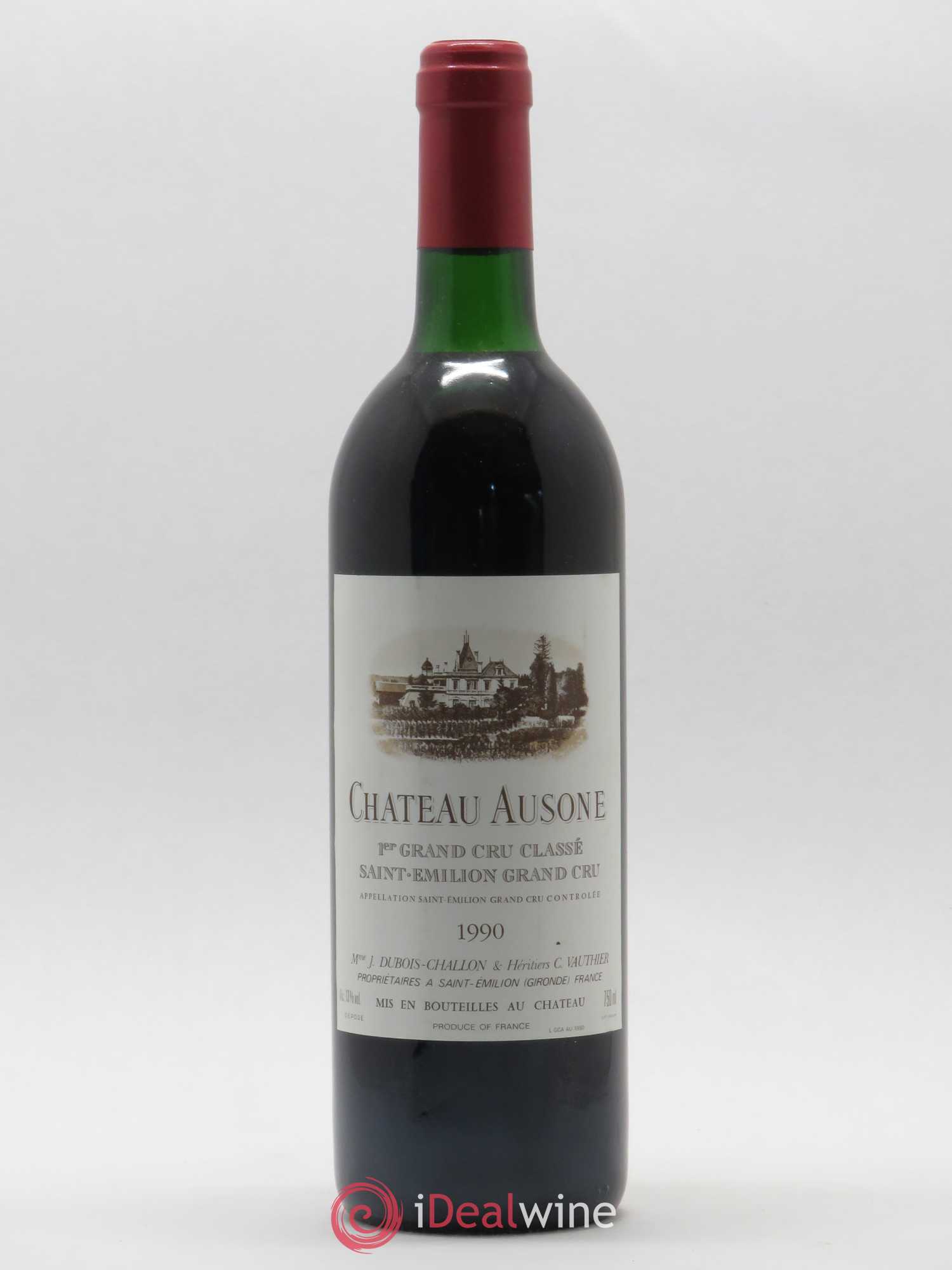 Château Ausone 1er Grand Cru Classé A 1990 - Lot de 1 bouteille - 0