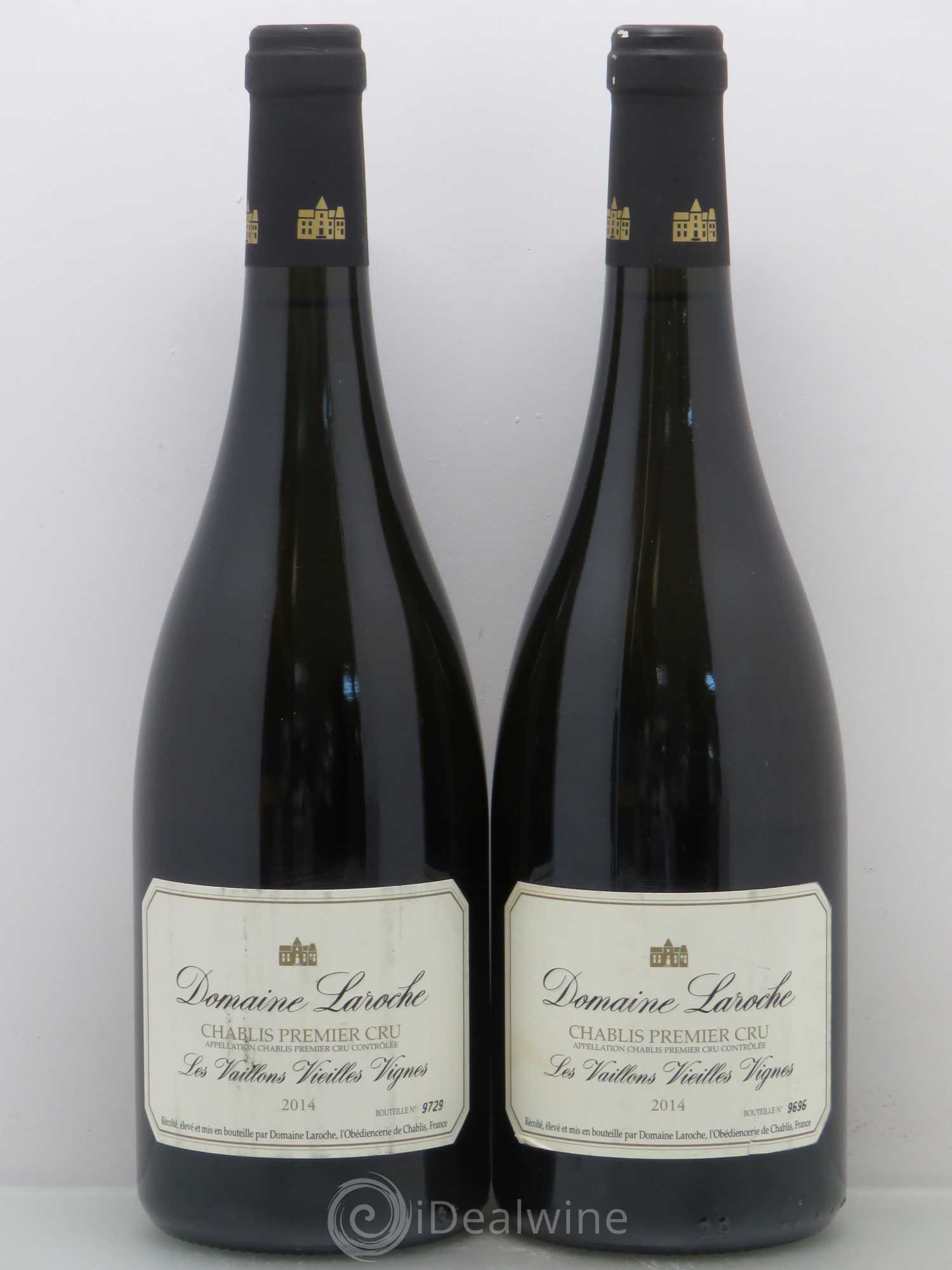 Chablis 1er Cru Les Vaillons Veilles Vignes Domaine Laroche 2014 - Posten von 2 Flaschen - 0