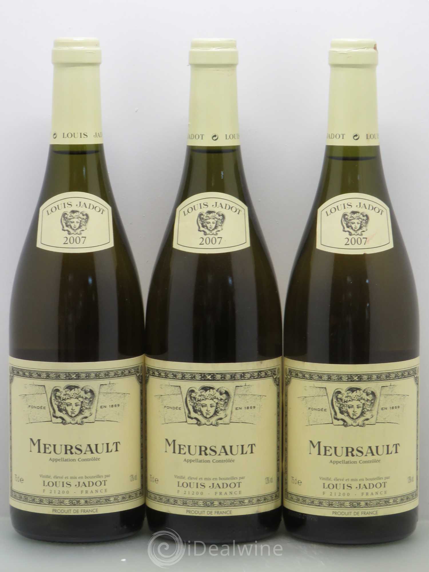 Meursault Louis Jadot 2007 - Lot de 3 bouteilles - 0