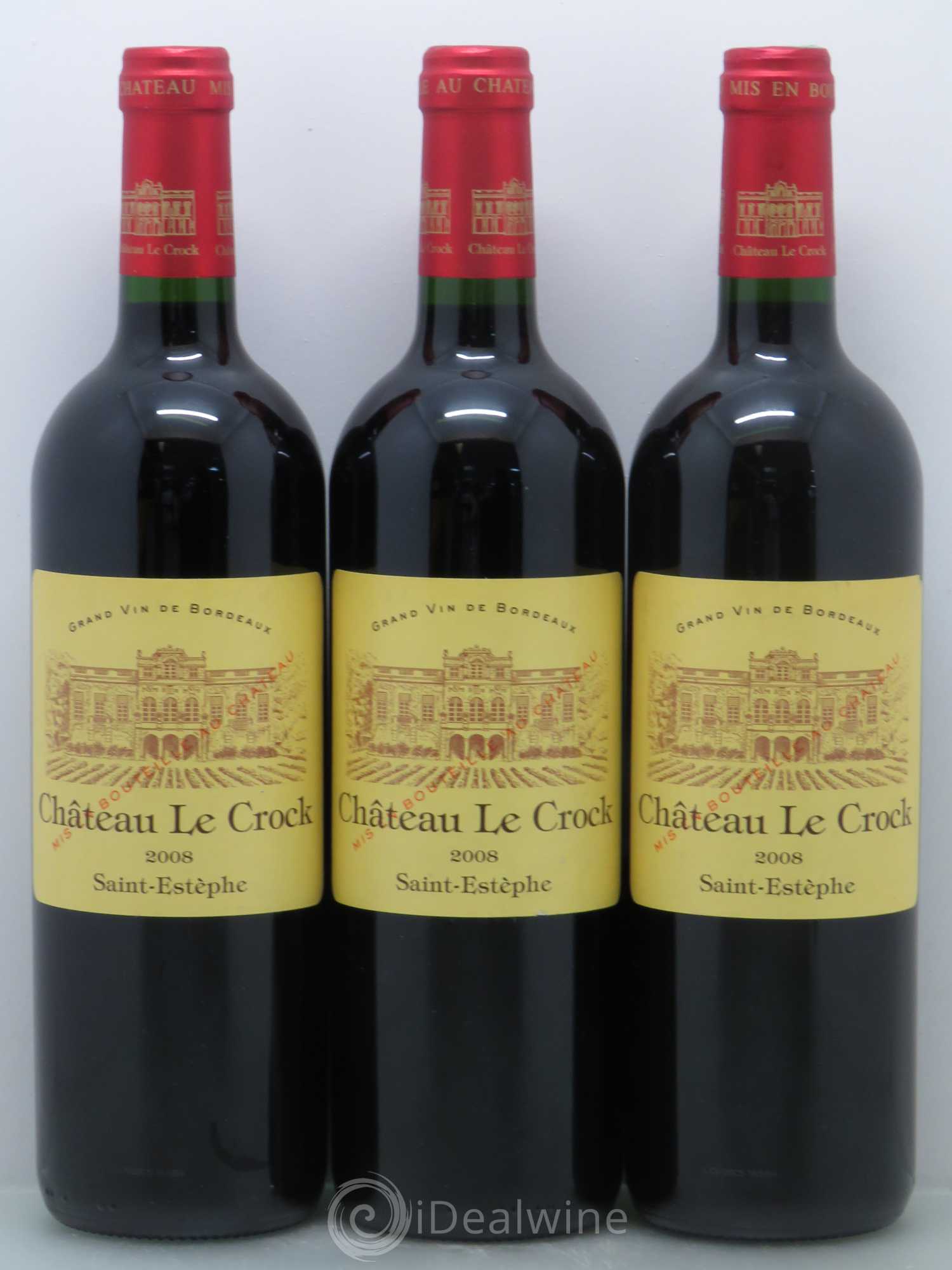 Château le Crock Cru Bourgeois 2008 - Lot de 5 bouteilles - 1