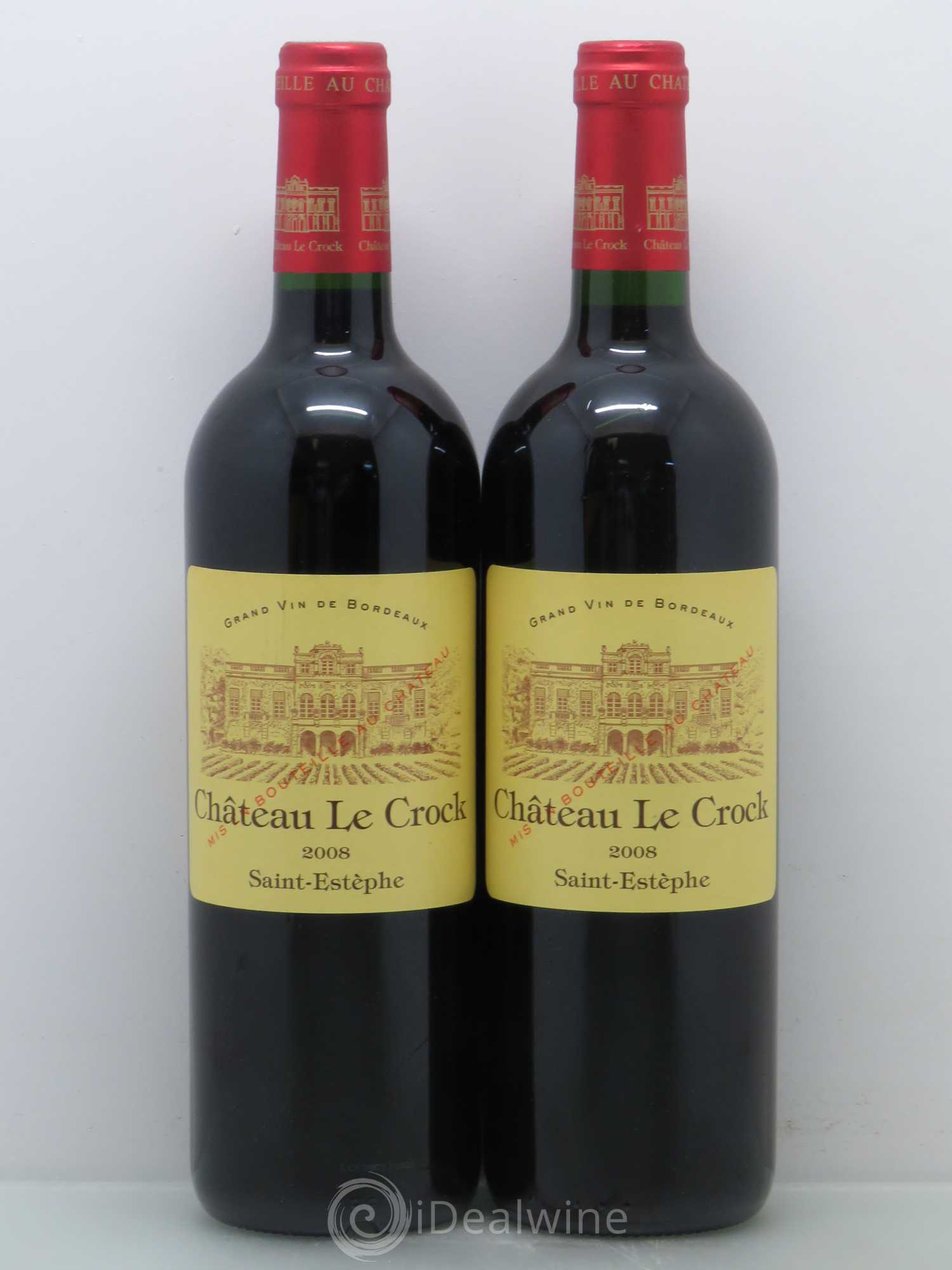 Château le Crock Cru Bourgeois 2008 - Lot de 5 bouteilles - 2