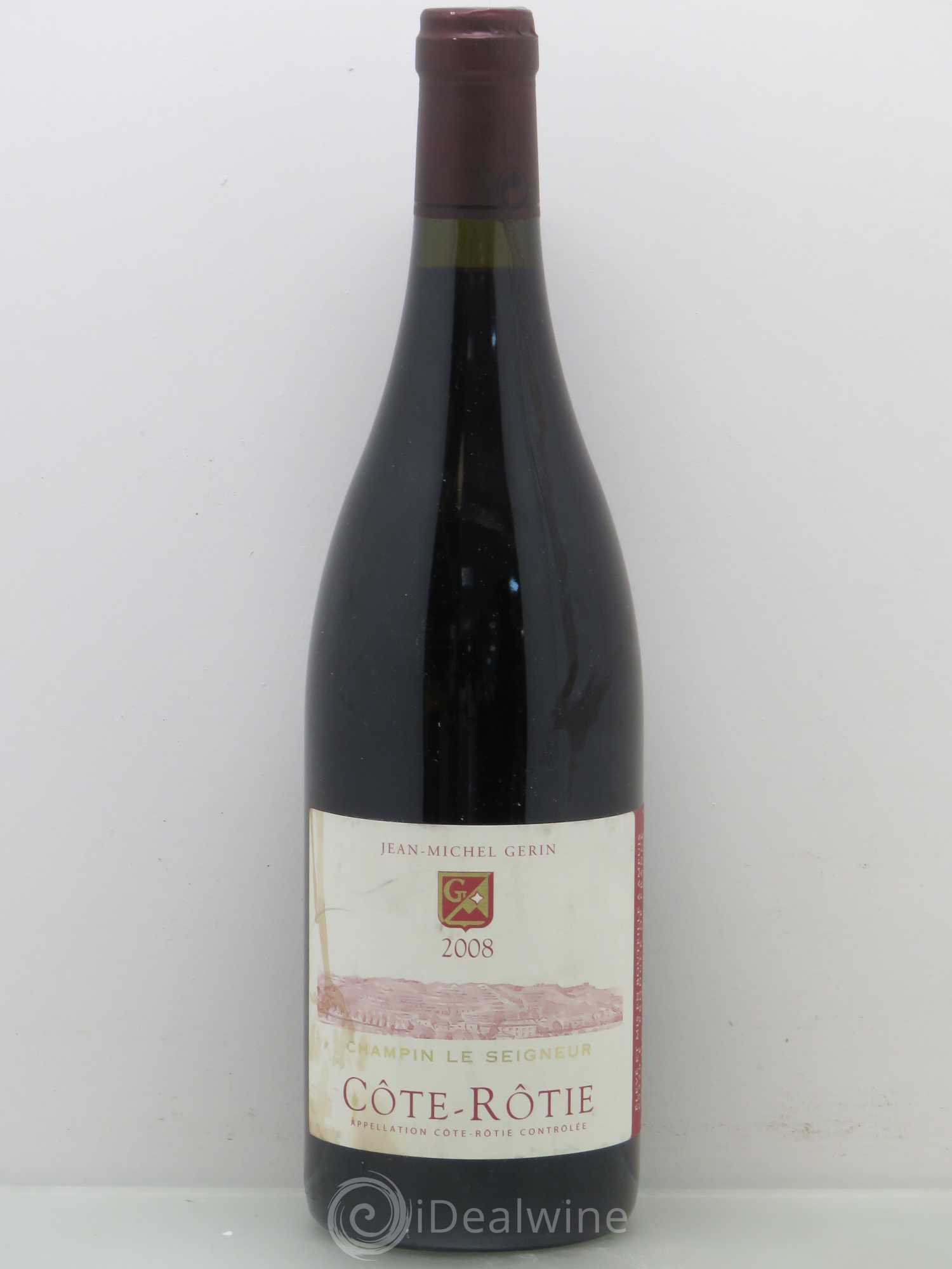 Côte-Rôtie Champin Le Seigneur Jean-Michel Gerin 2008 - Lot de 1 bouteille - 0