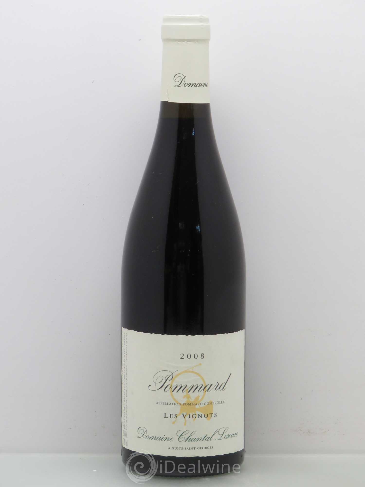 Pommard Les Vignots Chantal Lescure 2008 - Lot de 1 bouteille - 0