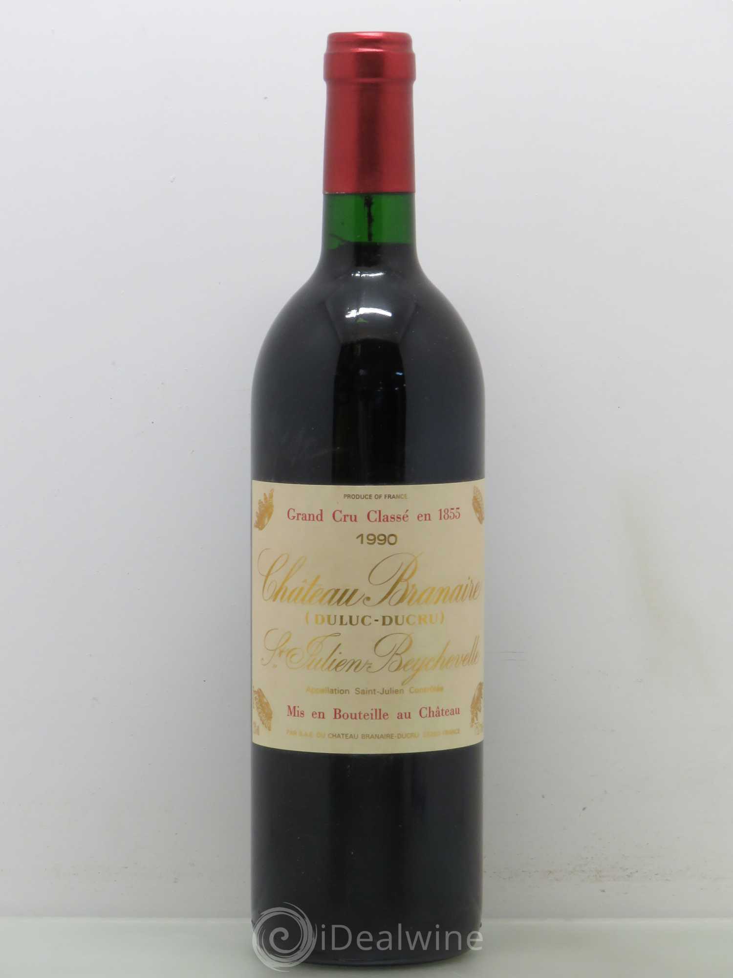 Château Branaire Ducru 4ème Grand Cru Classé 1990 - Lot de 1 bouteille - 0