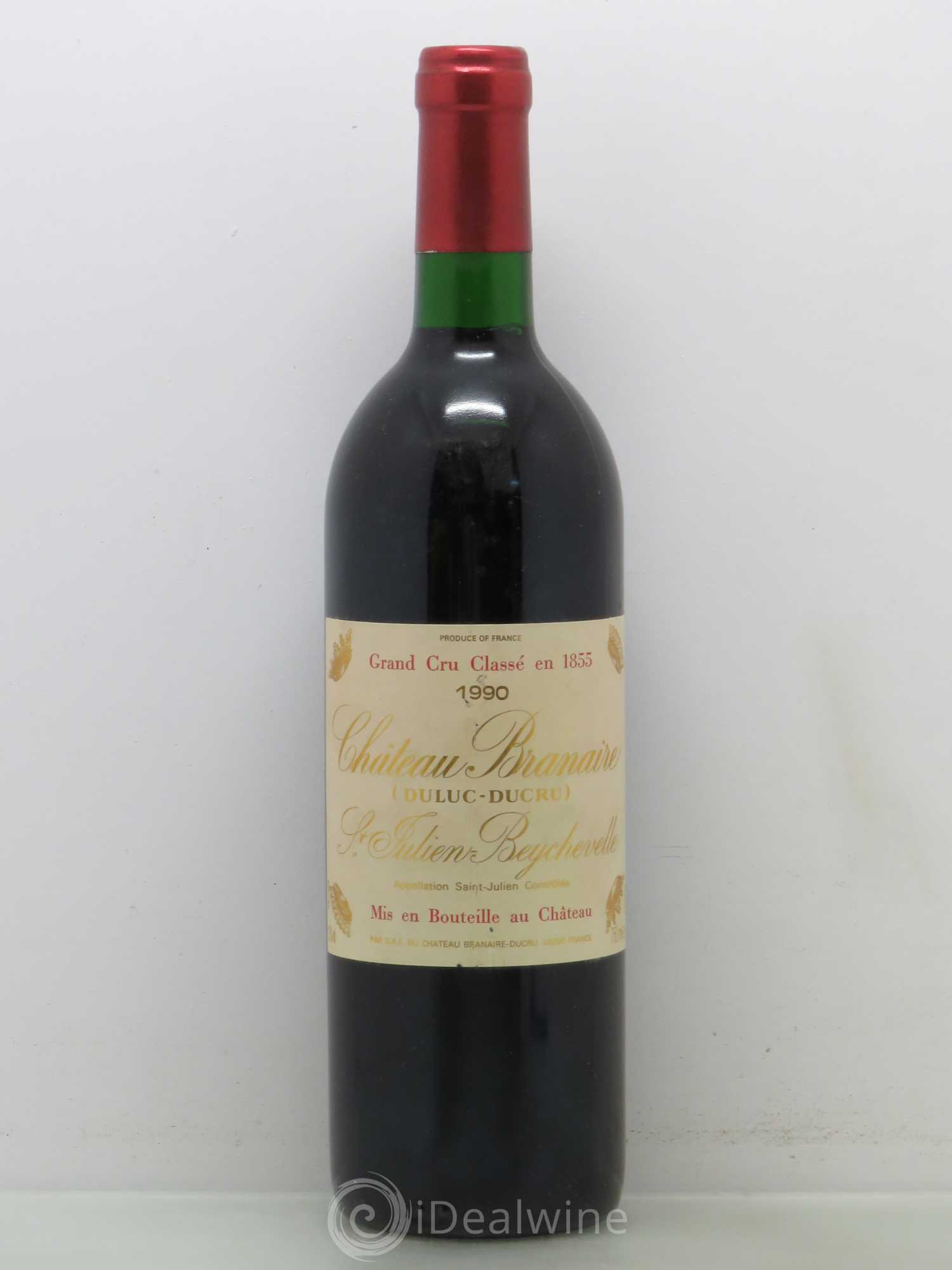 Château Branaire Ducru 4ème Grand Cru Classé 1990 - Lot de 1 bouteille - 0