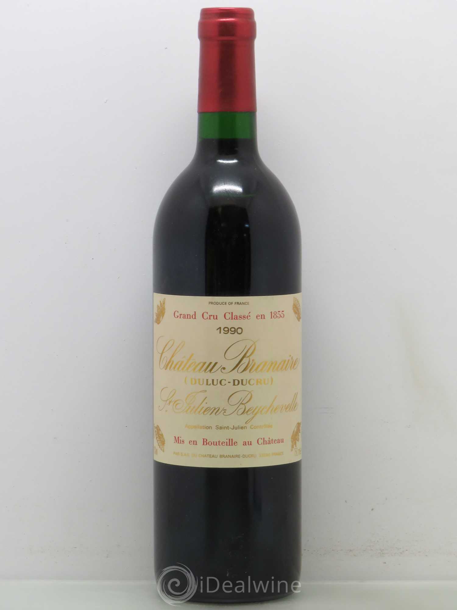 Château Branaire Ducru 4ème Grand Cru Classé 1990 - Lot de 1 bouteille - 0