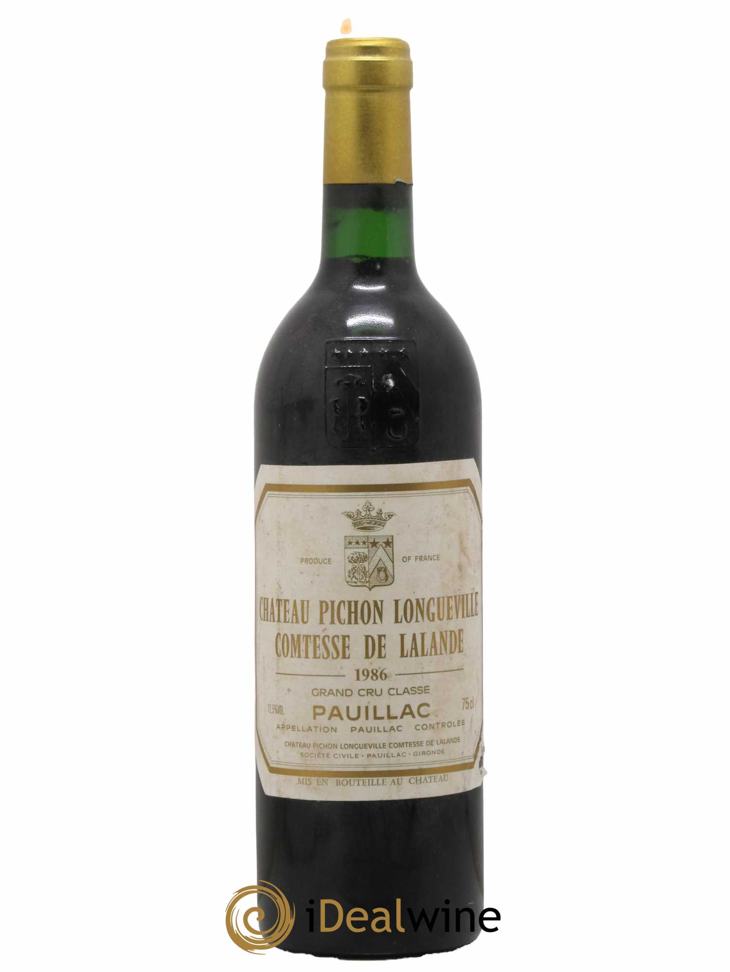 Château Pichon Longueville Comtesse de Lalande 2ème Grand Cru Classé 1986 - Lot de 1 bouteille - 0