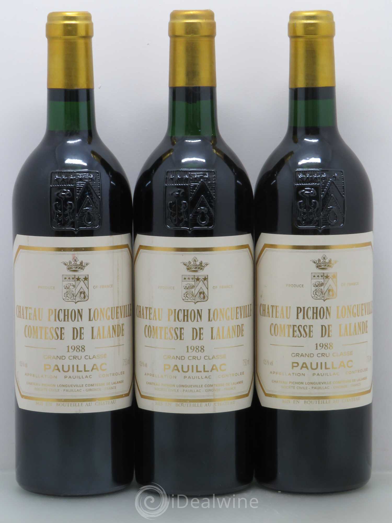 Château Pichon Longueville Comtesse de Lalande 2ème Grand Cru Classé 1988 - Lot de 6 bouteilles - 2