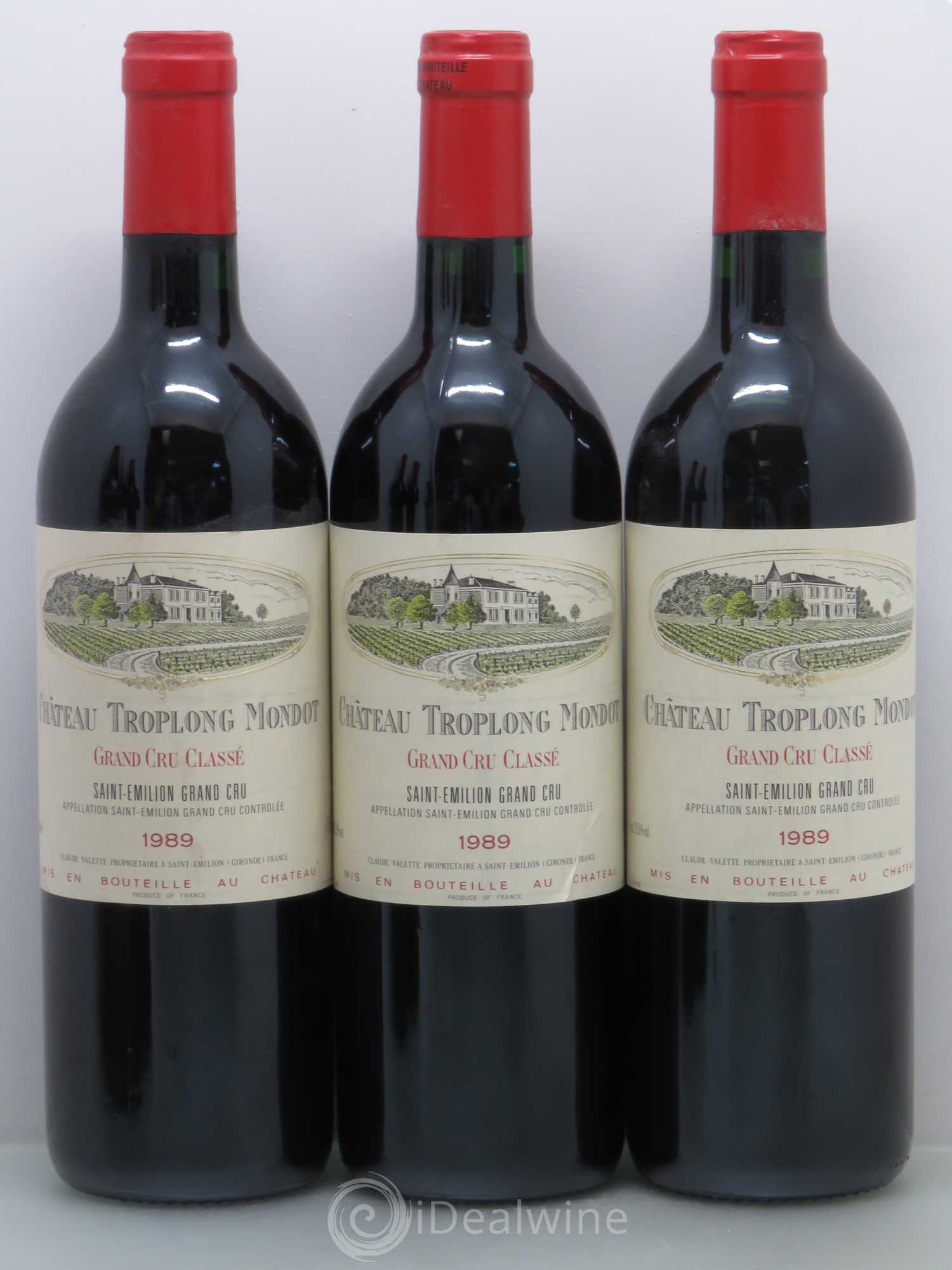 Château Troplong Mondot 1er Grand Cru Classé B 1989 - Lotto di 12 bottiglie - 2