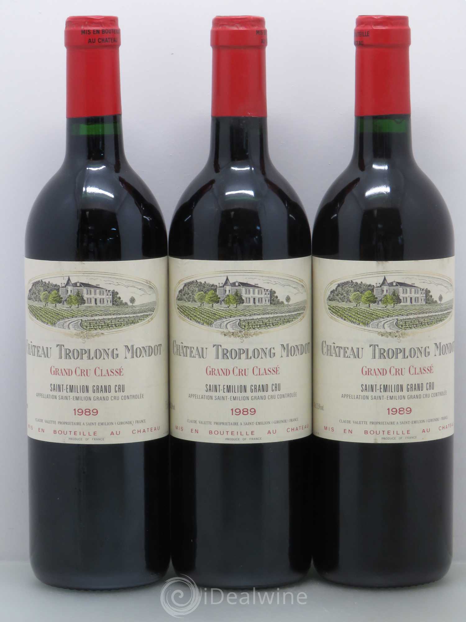 Château Troplong Mondot 1er Grand Cru Classé B 1989 - Lotto di 12 bottiglie - 3