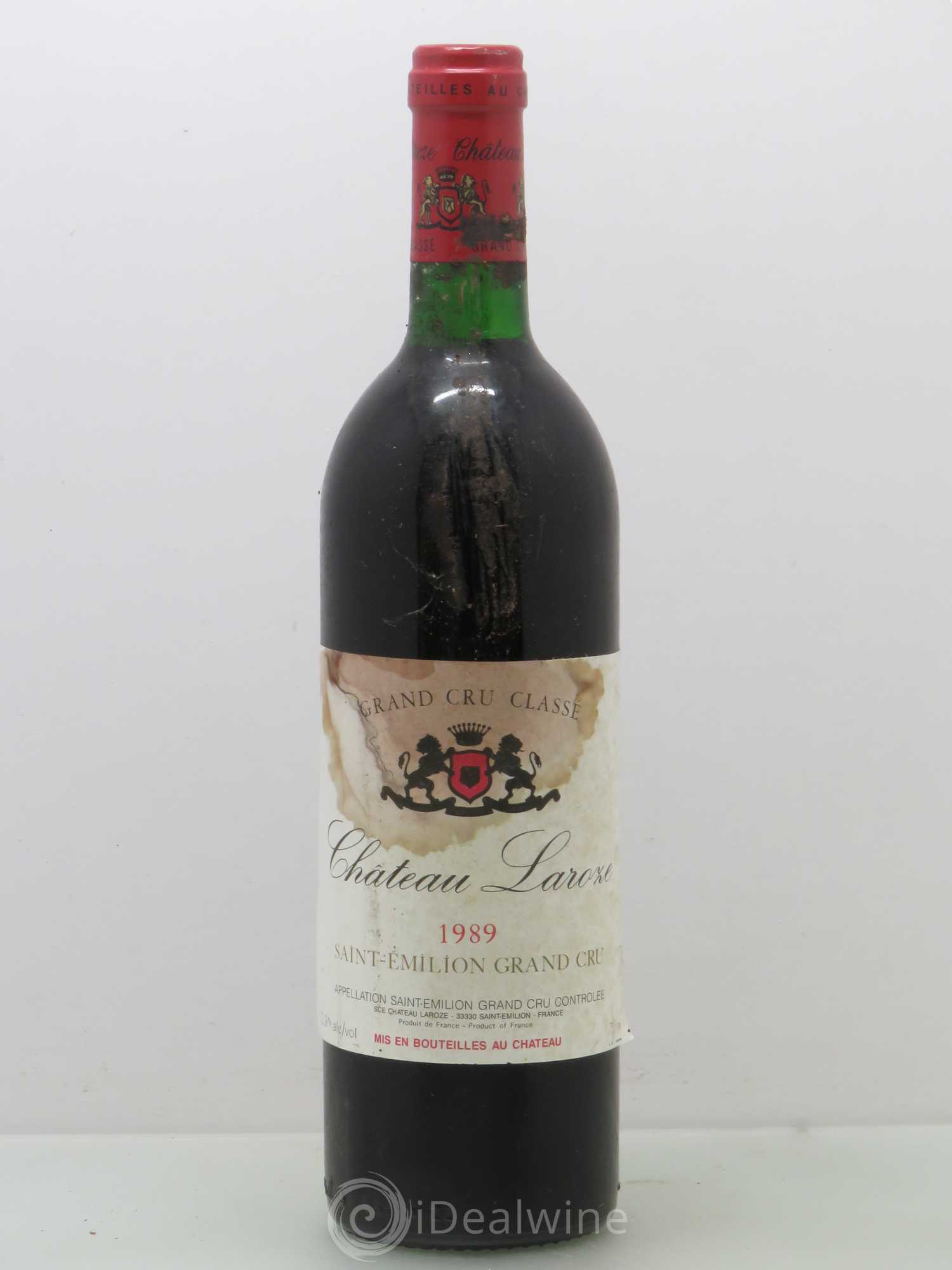 Château Laroze Grand Cru Classé 1989 - Lot de 1 bouteille - 0
