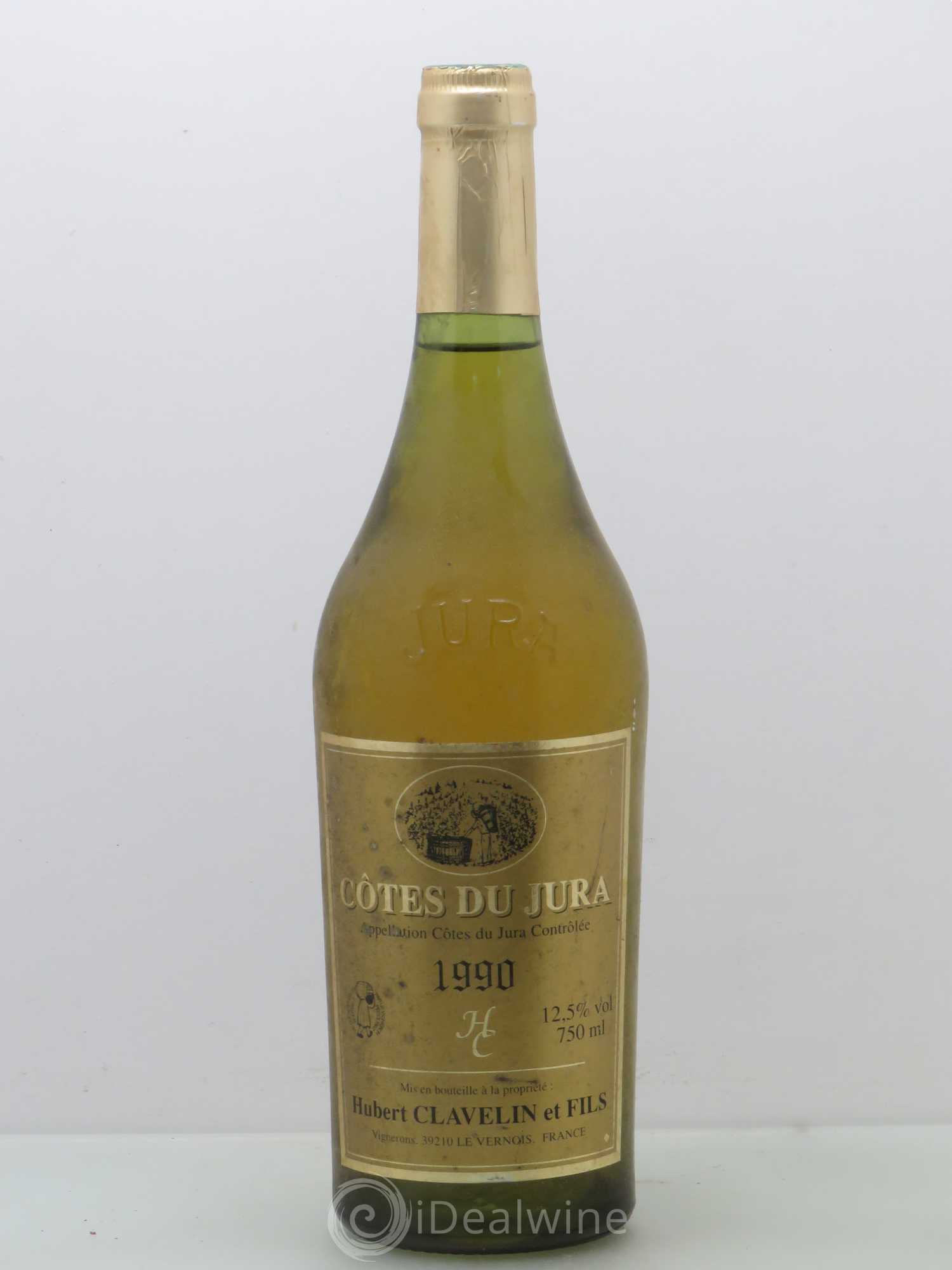Côtes du Jura Hubert Clavelin Et Fils 1990 - Posten von 1 Flasche - 0