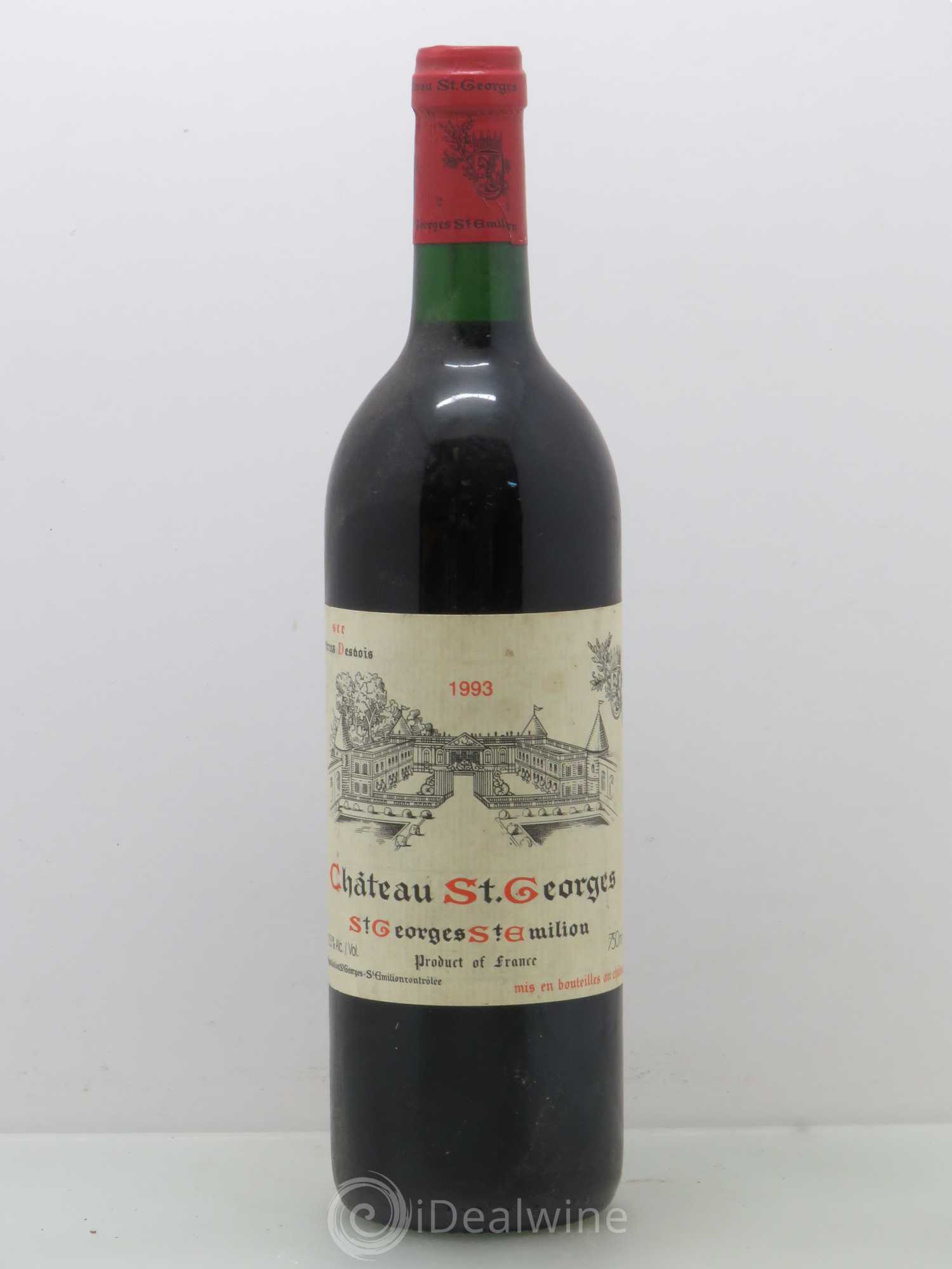 Château Saint-Georges 1993 - Lot de 1 bouteille - 0