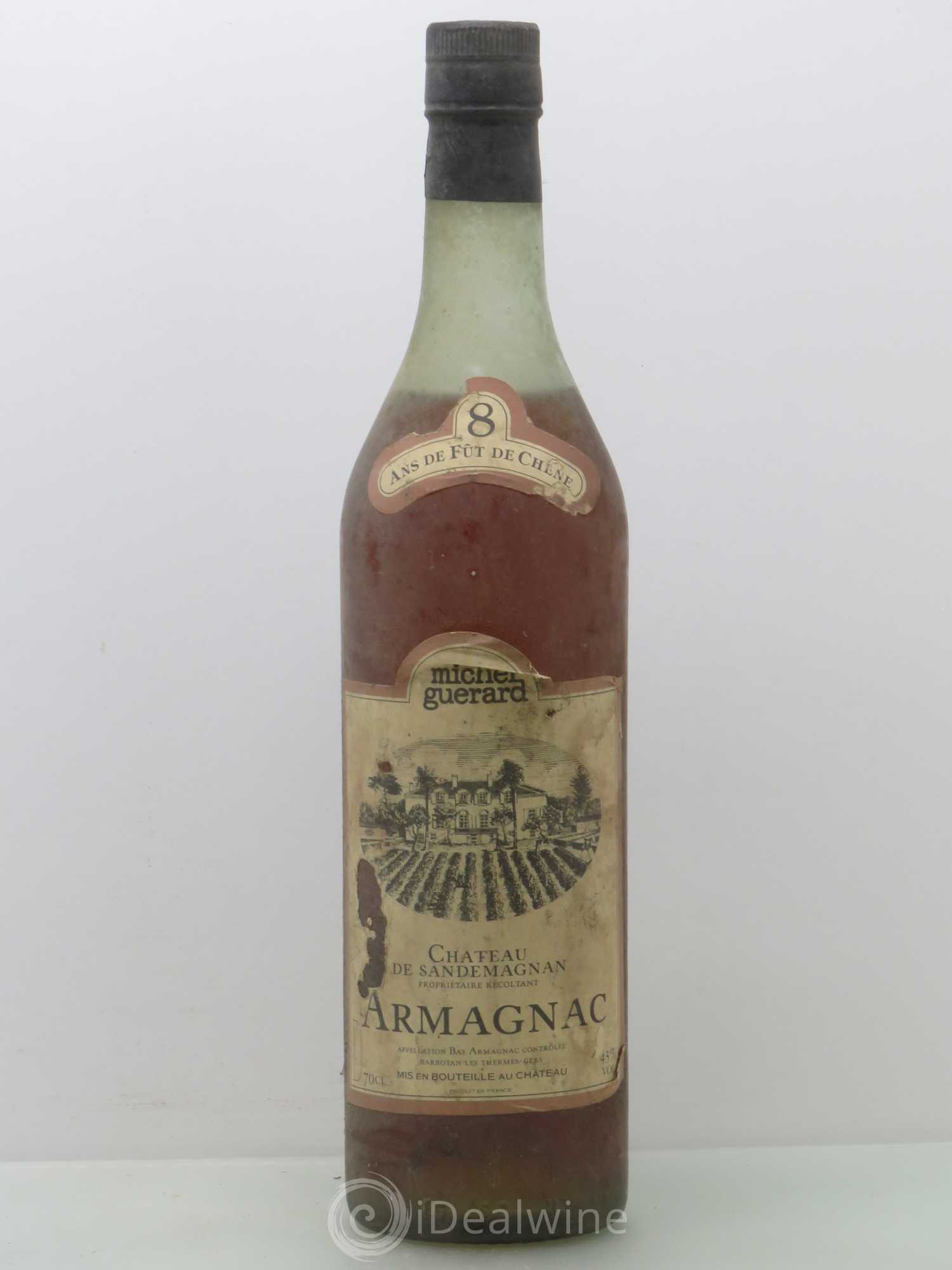 Armagnac Château de Sandemagnan 70 cl 43°. 8 ans. - Posten von 1 Flasche - 0