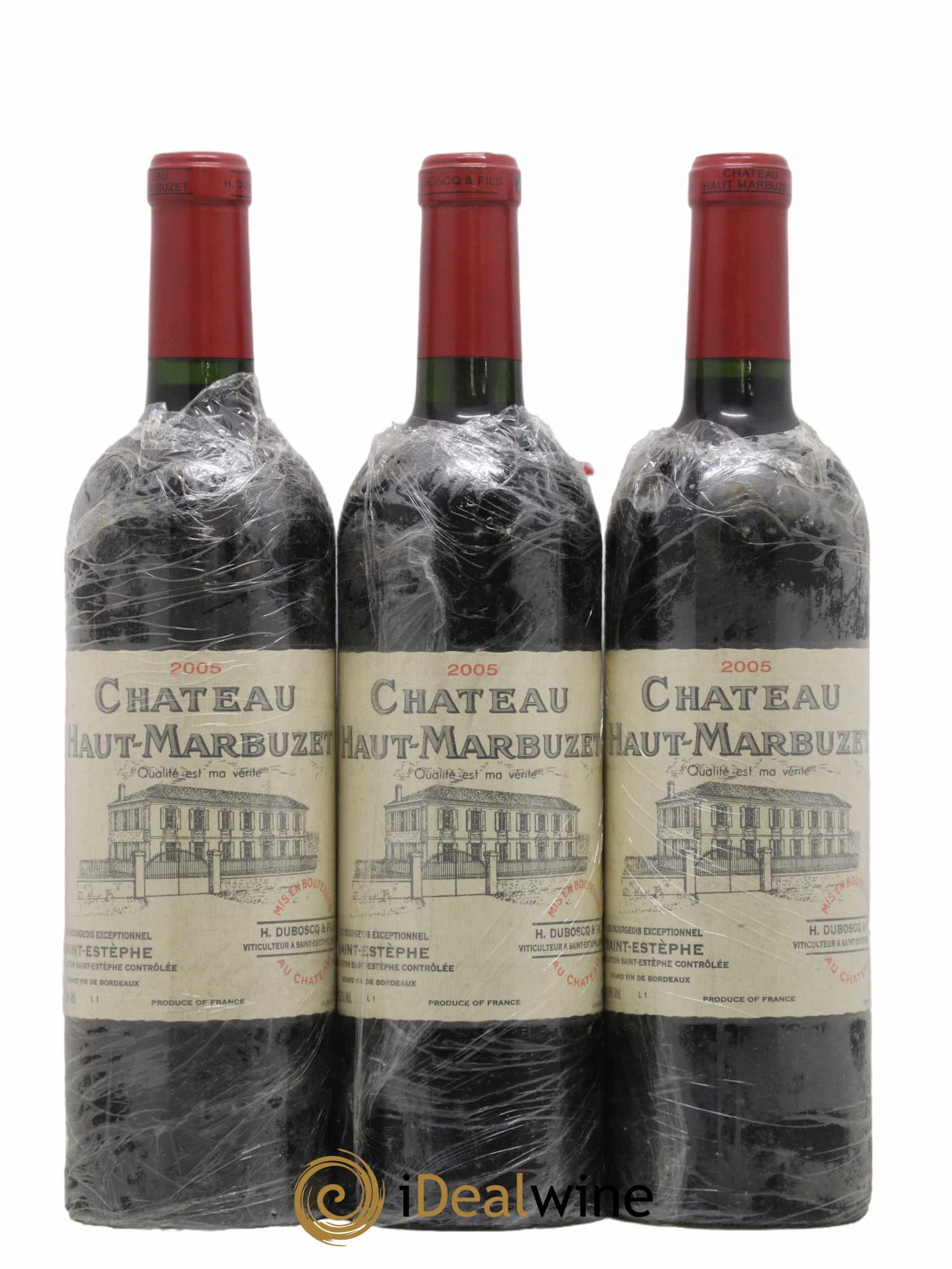 Château Haut Marbuzet 2005 - Lot of 12 bottles - 1