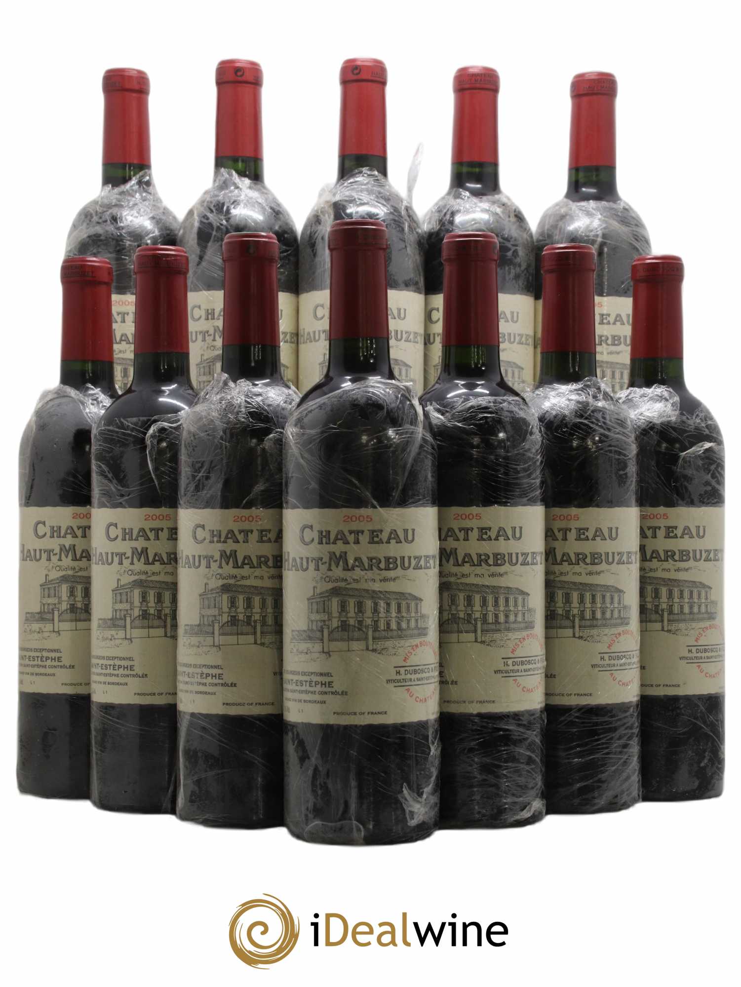 Château Haut Marbuzet 2005 - Lot of 12 bottles - 0