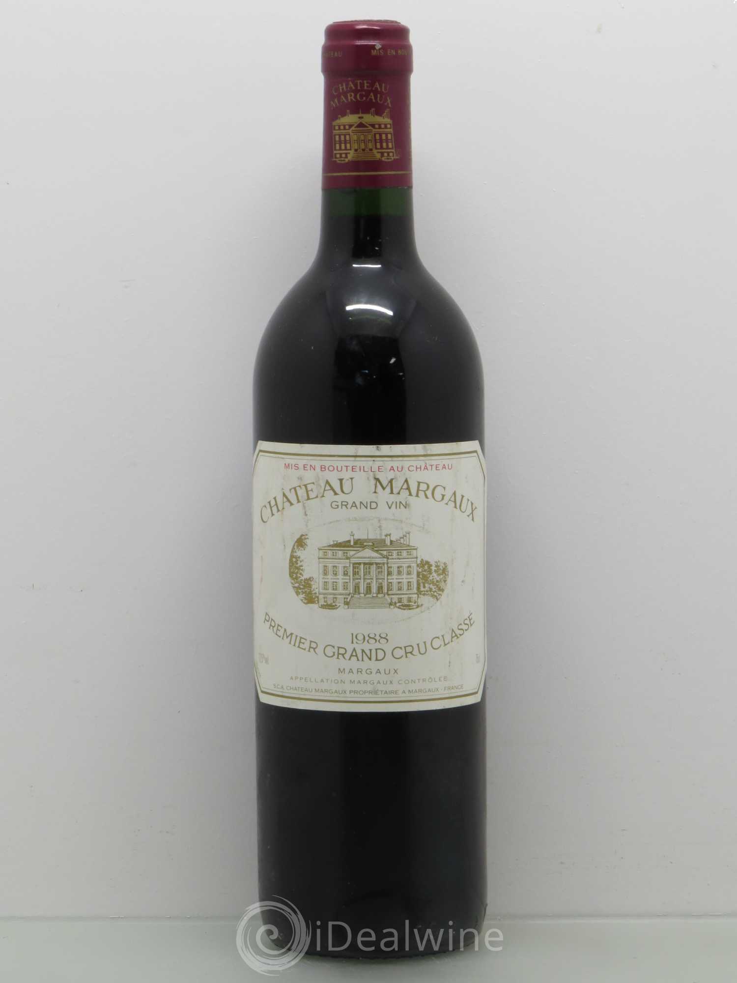 Château Margaux 1er Grand Cru Classé 1988 - Lot de 1 bouteille - 0
