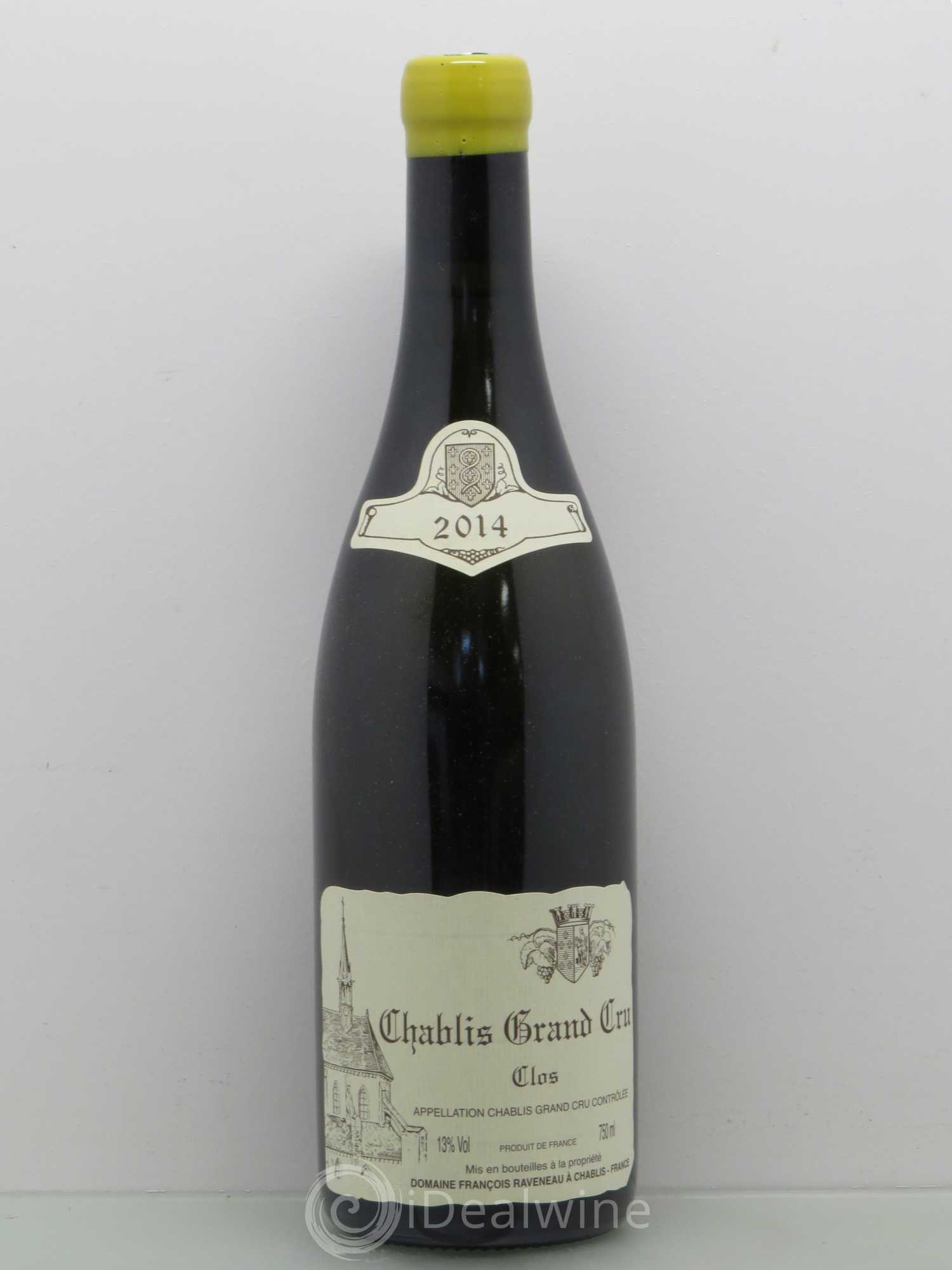Chablis Grand Cru Clos Raveneau (Domaine) 2014 - Posten von 1 Flasche - 0