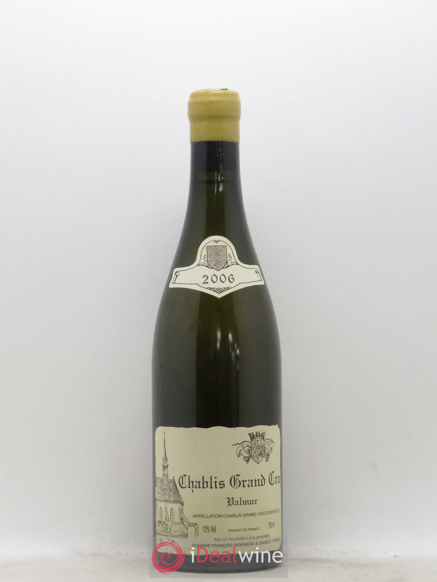 Chablis Grand Cru Valmur Raveneau (Domaine) 2006 - Lot de 1 bouteille - 0