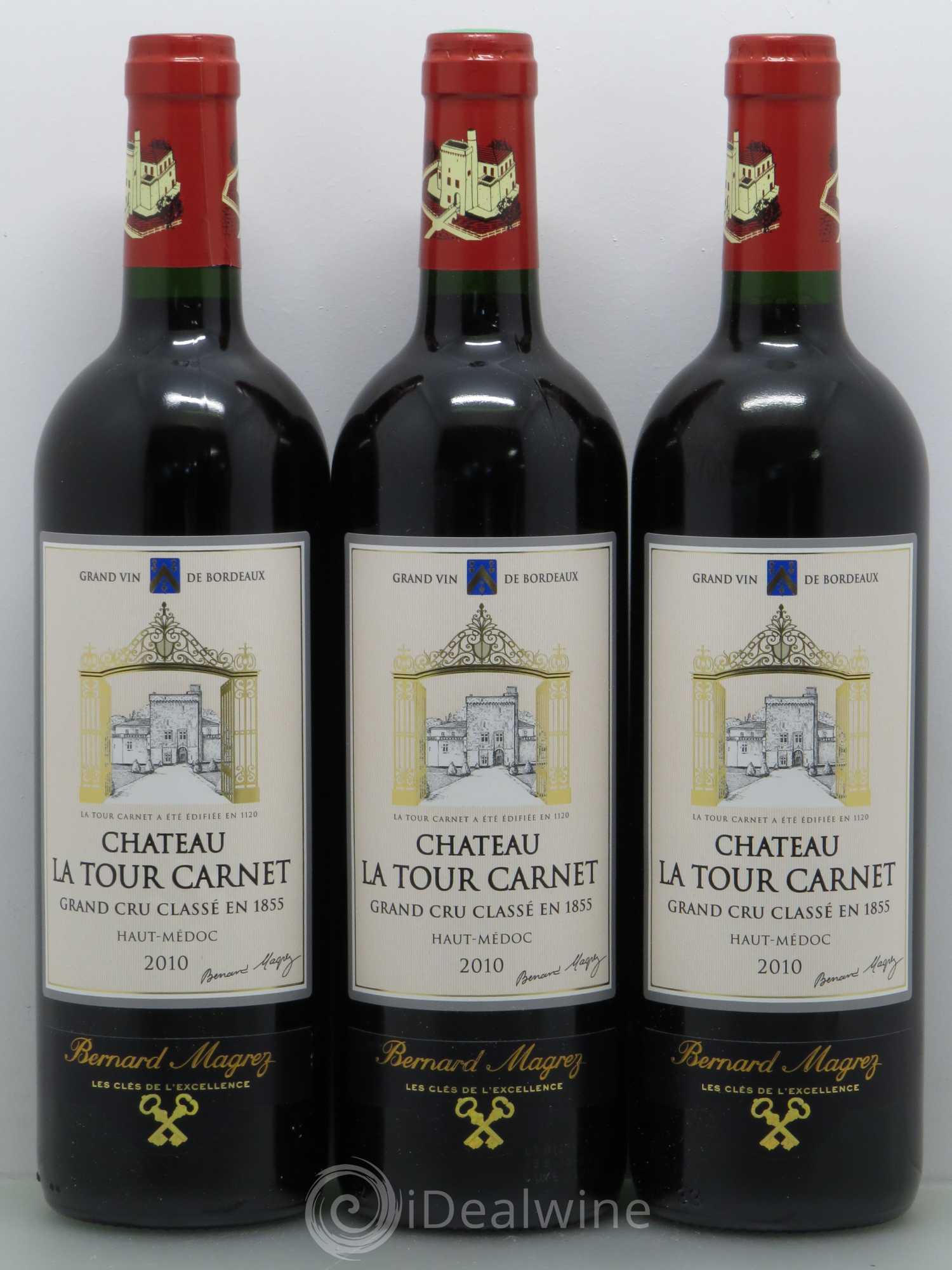 Château la Tour Carnet 4ème Grand Cru Classé 2010 - Lot de 6 bouteilles - 2