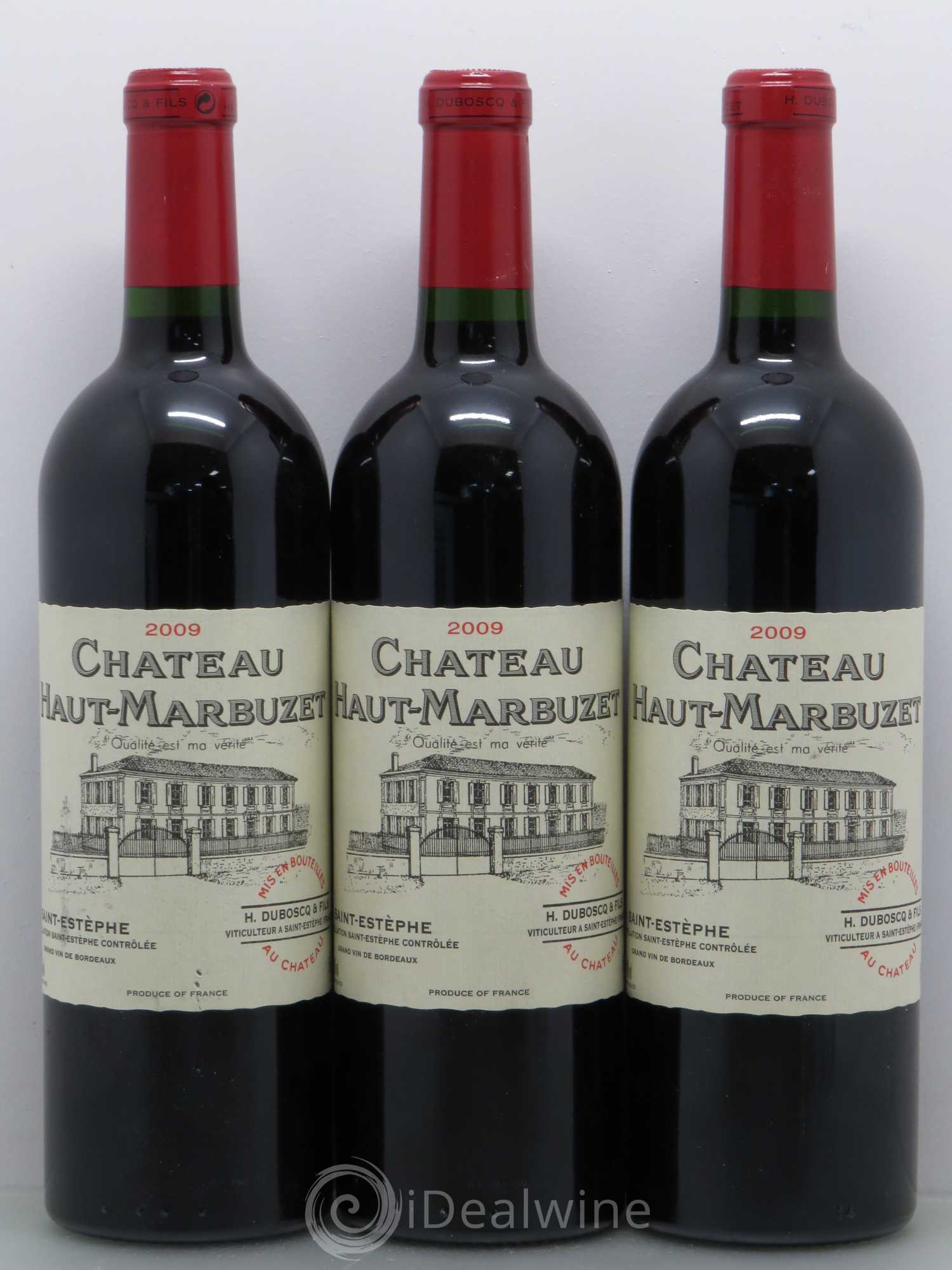 Château Haut Marbuzet 2009 - Lot de 3 bouteilles - 0