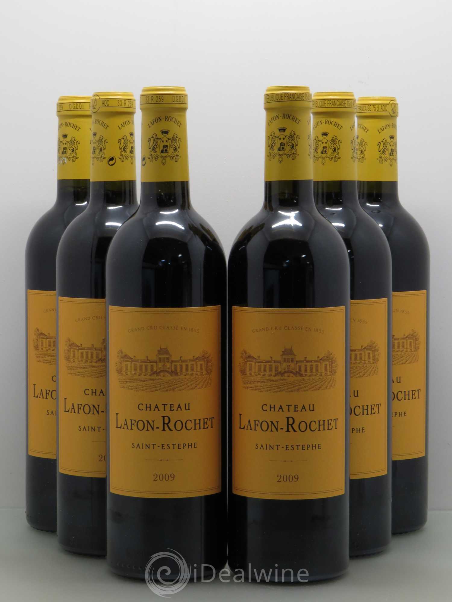 Château Lafon Rochet 4ème Grand Cru Classé 2009 - Lot de 6 bouteilles - 0
